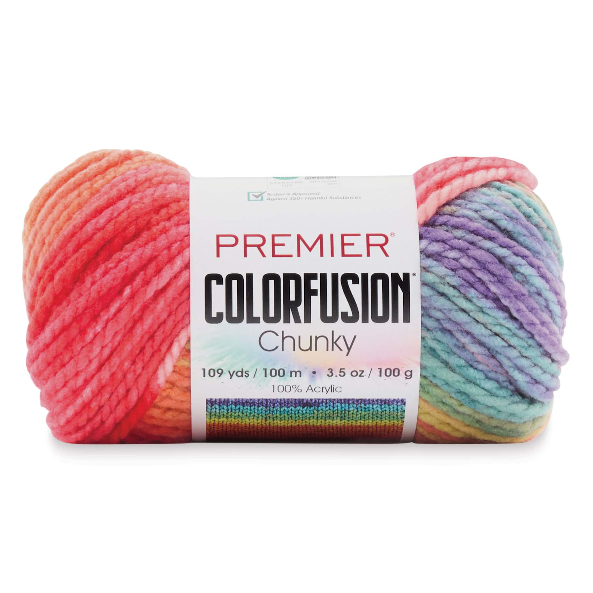 Premier Yarn Colorfusion Chunky Yarn - Prism, 109 yards