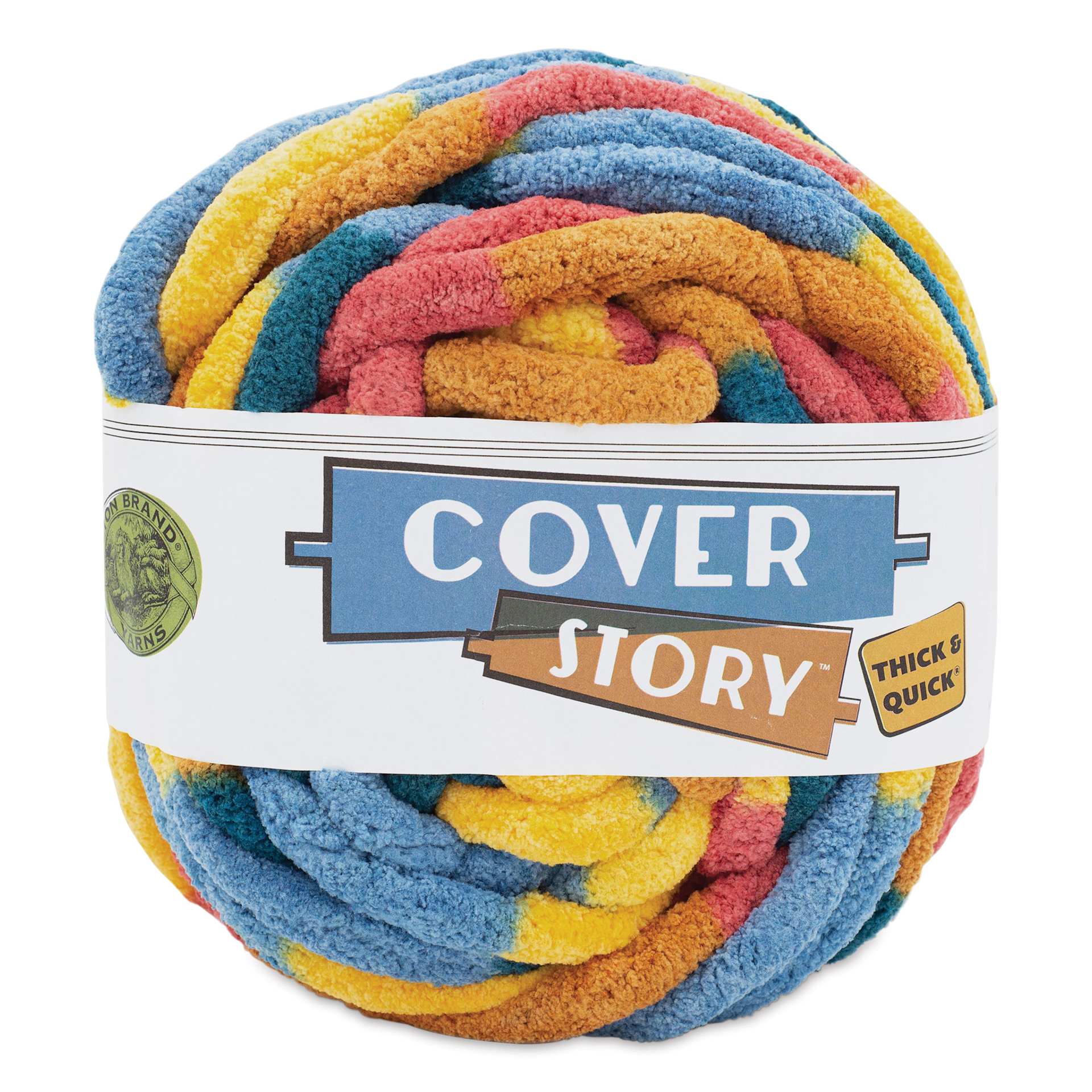 Lion Brand Cover Story Thick & Quick Yarn - River Rocks, 39 yards