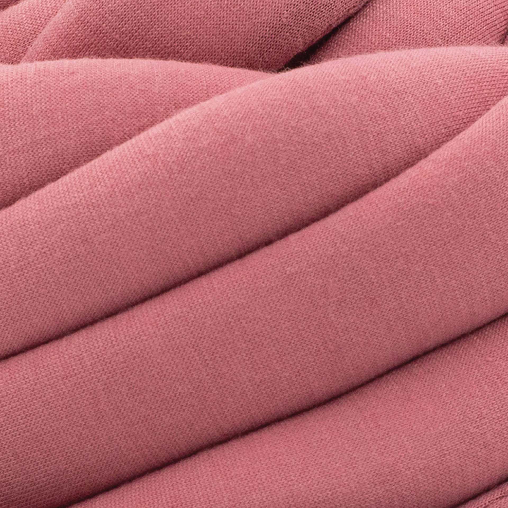 Lion Brand Cover Story Squish Stitch Yarn - Pink Rose close-up
