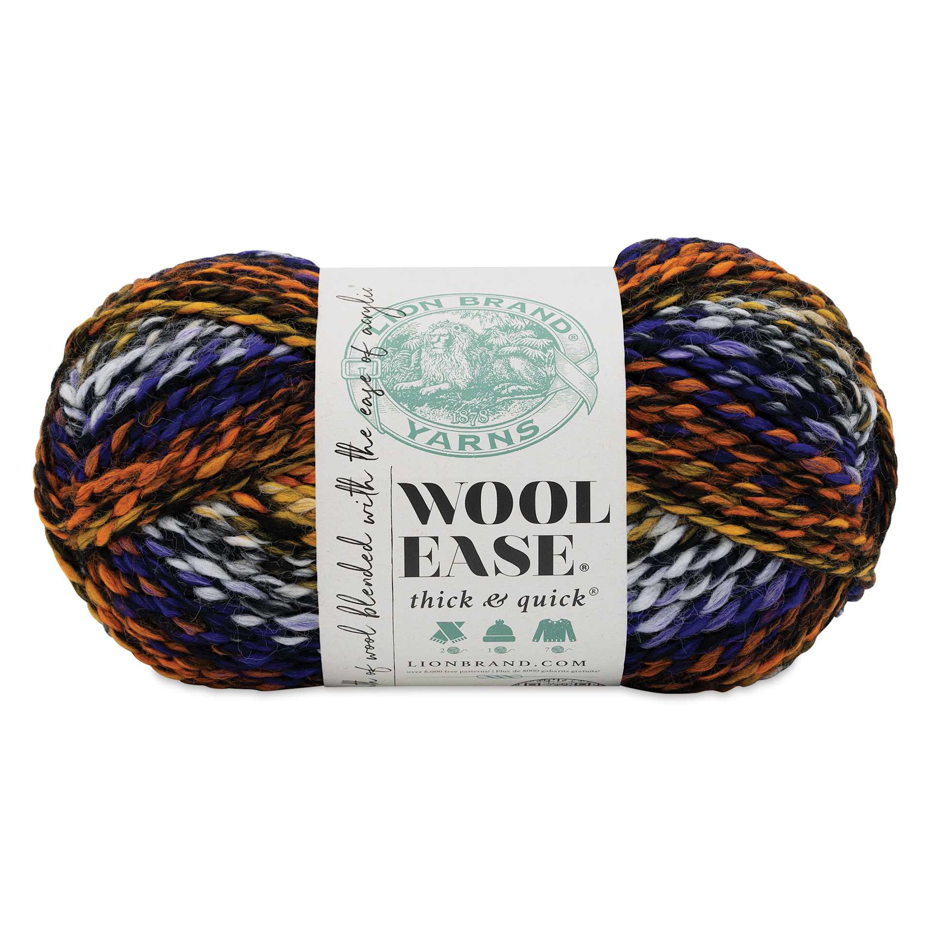 Lion Brand Wool Ease Thick & Quick Yarn - Hallow Grove, 106 yds