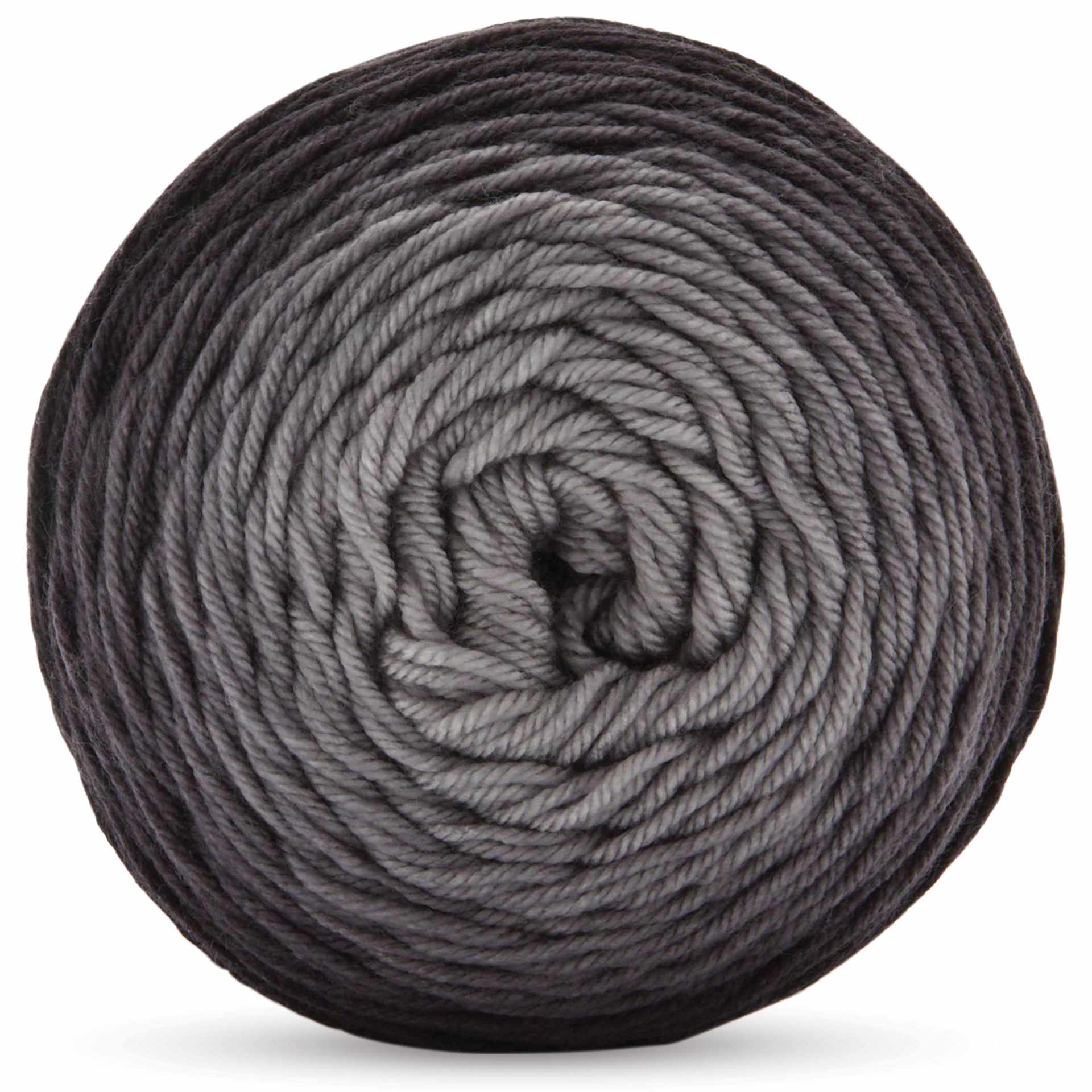 Premier Yarns Anti-Pilling Everyday Worsted Gradient Yarn - Black Tones, 360 yds - underside