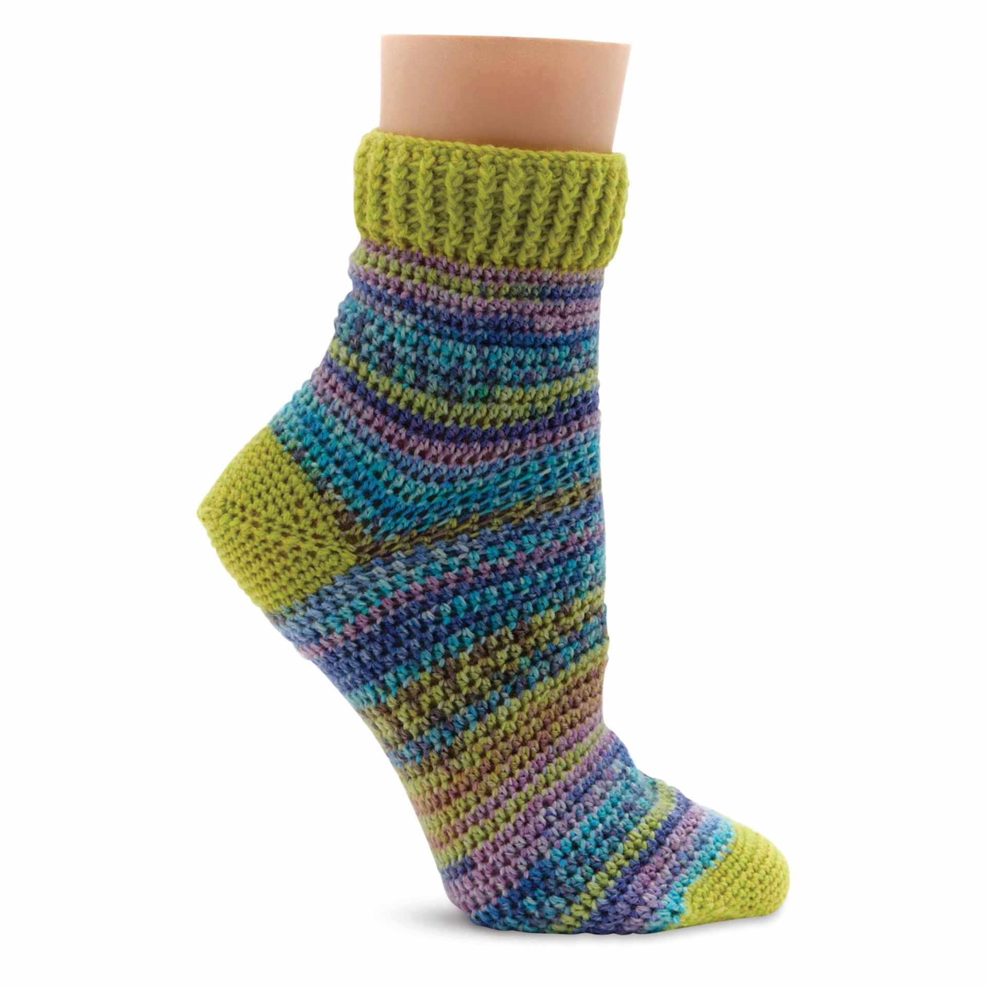 Premier Yarn Sock Kit - Purple People - crochet sock