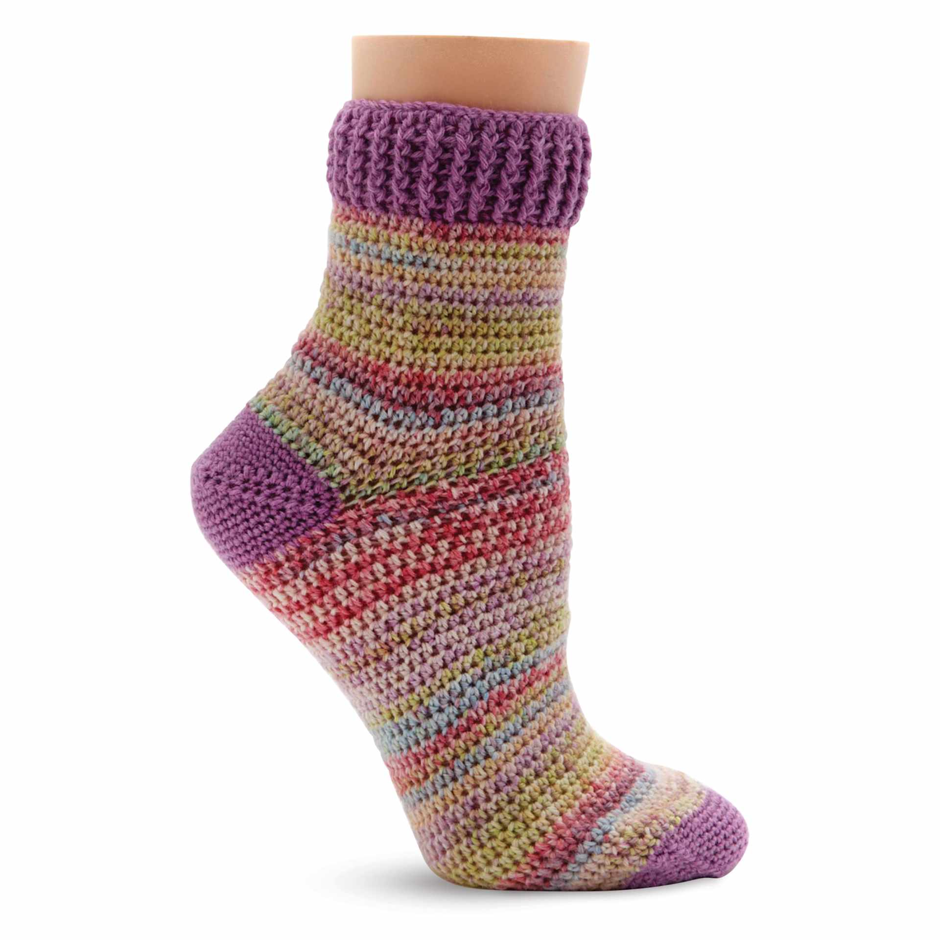 Premier Yarn Sock Kit - Citrus & Sunshine - crochet sock