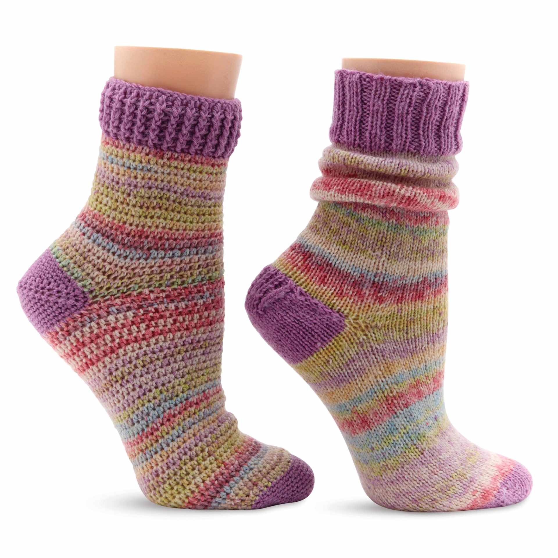 Premier Yarn Sock Kit - Citrus & Sunshine - knit and crochet sock