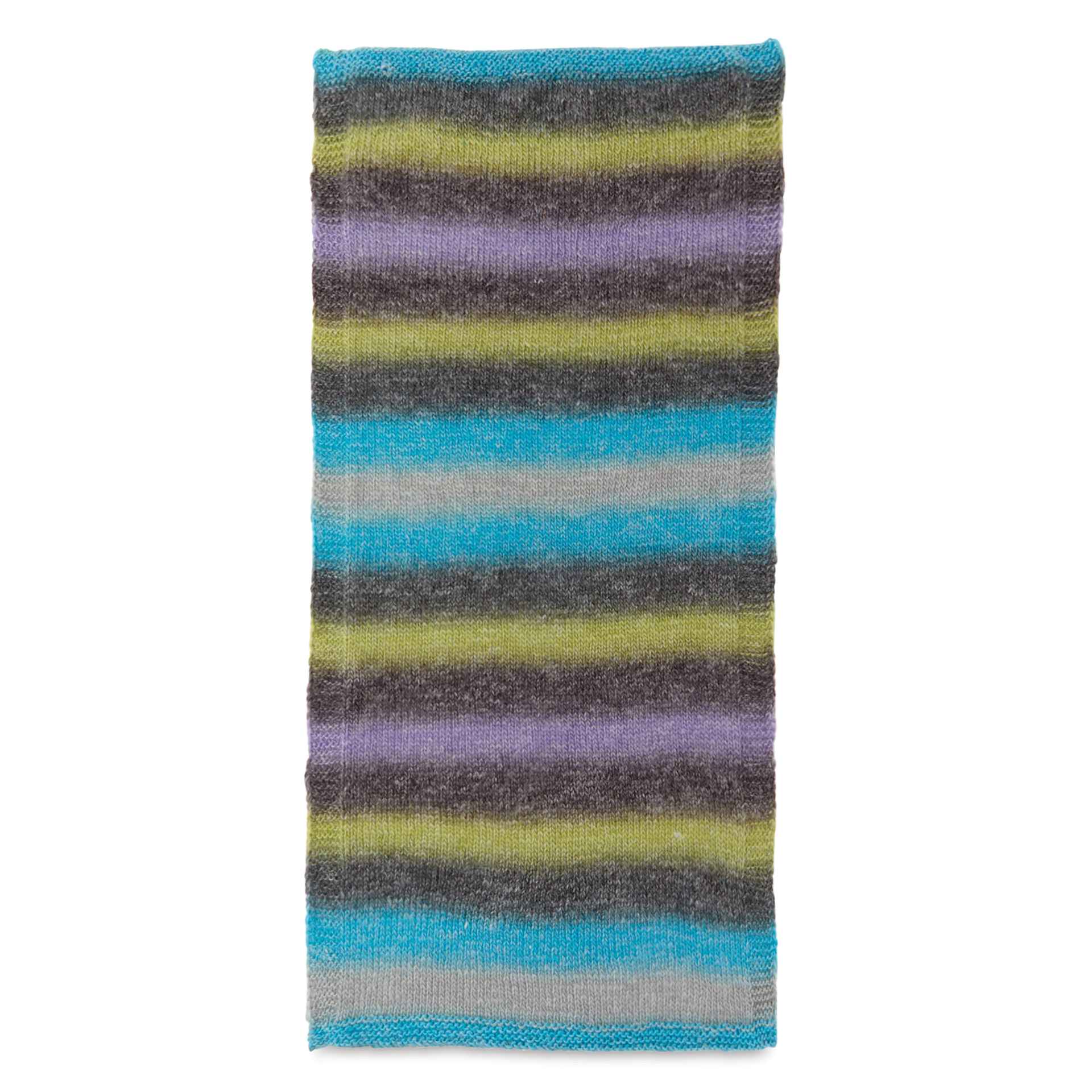 Universal Yarn Colorburst Yarn - Baltic, knitted