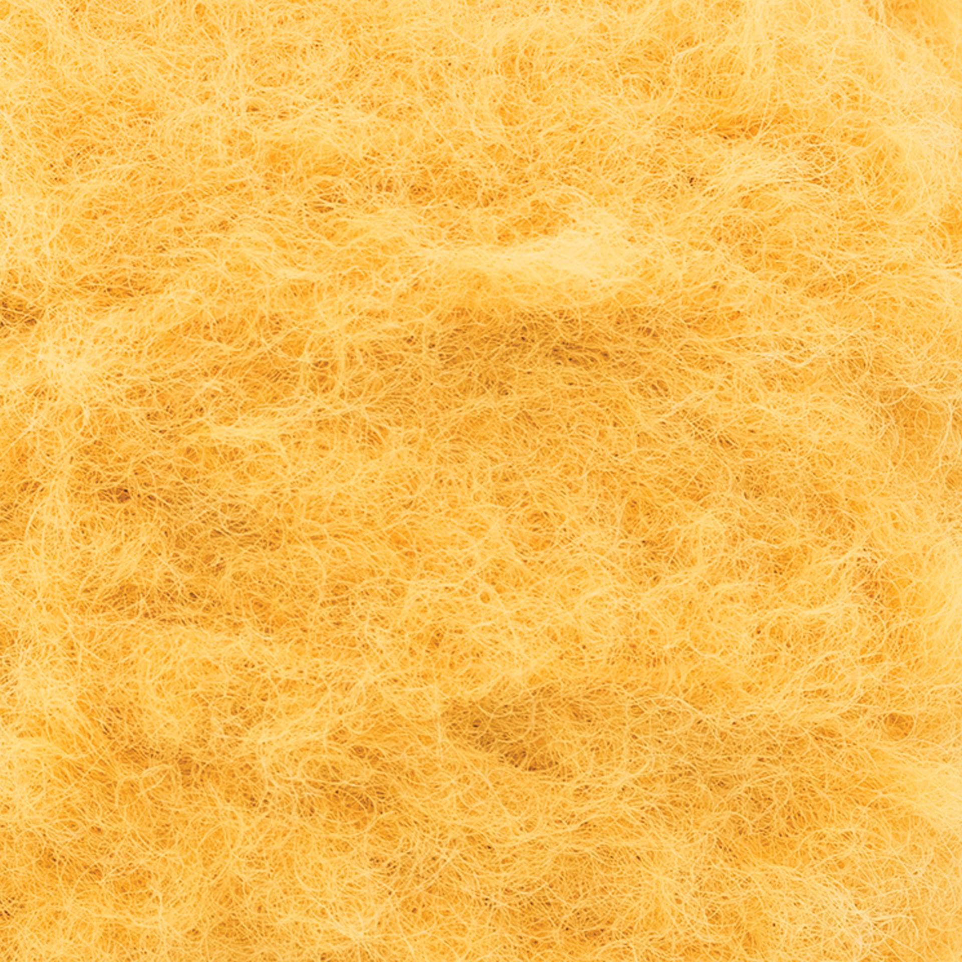Lion Brand Feels Like A Dream Yarn - Sunflower, close-up