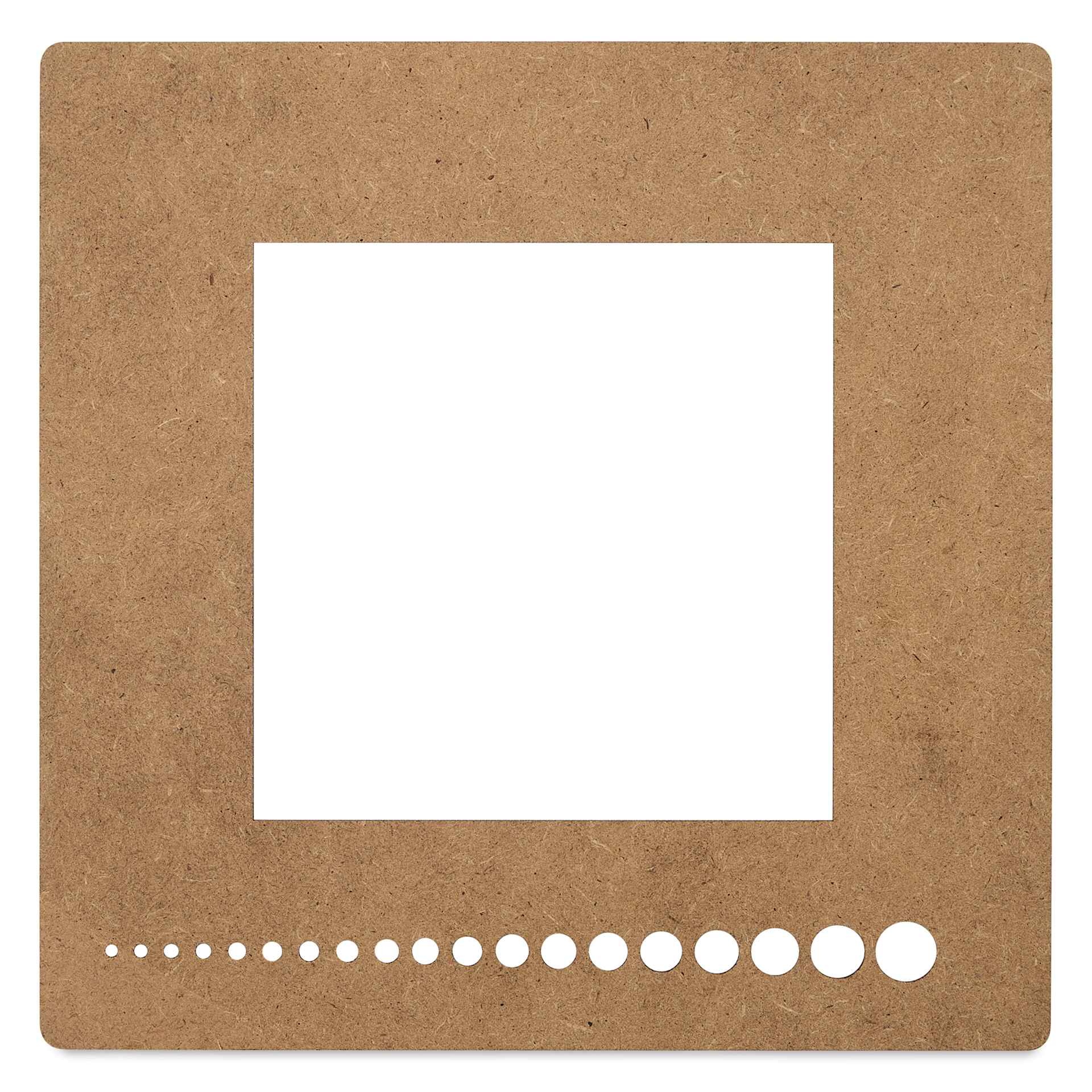 Twig & Horn Square Gauge Knitting Ruler back