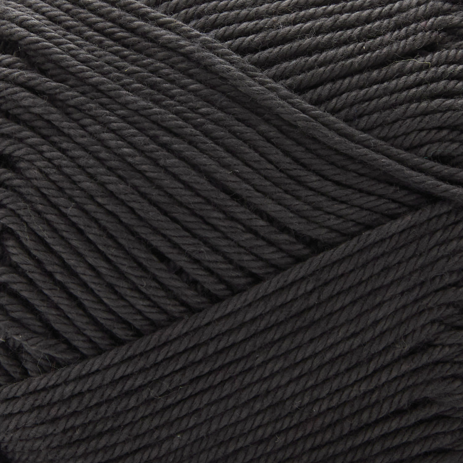 Premier Yarn Afternoon Cotton Yarn - Charcoal, close-up