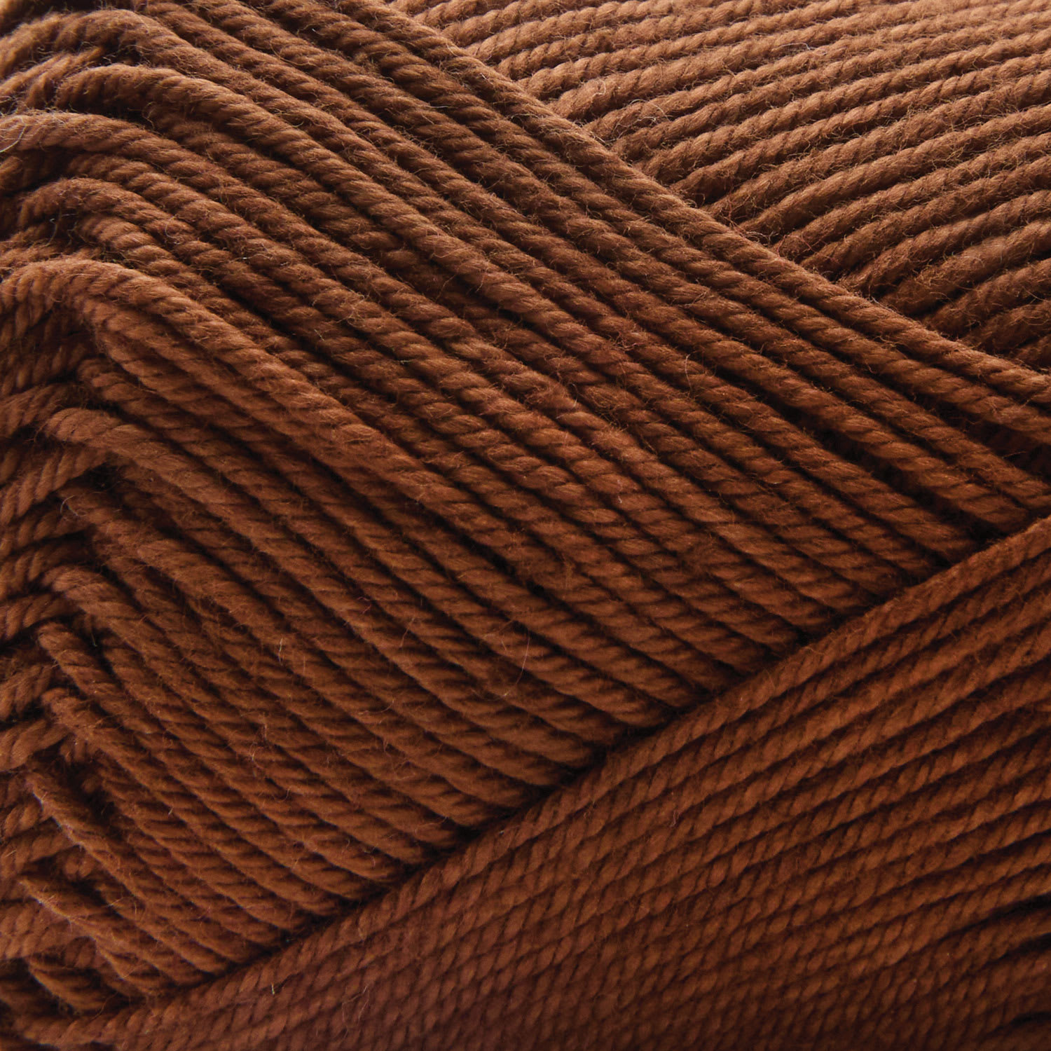 Premier Yarn Afternoon Cotton Yarn - Brown, close-up