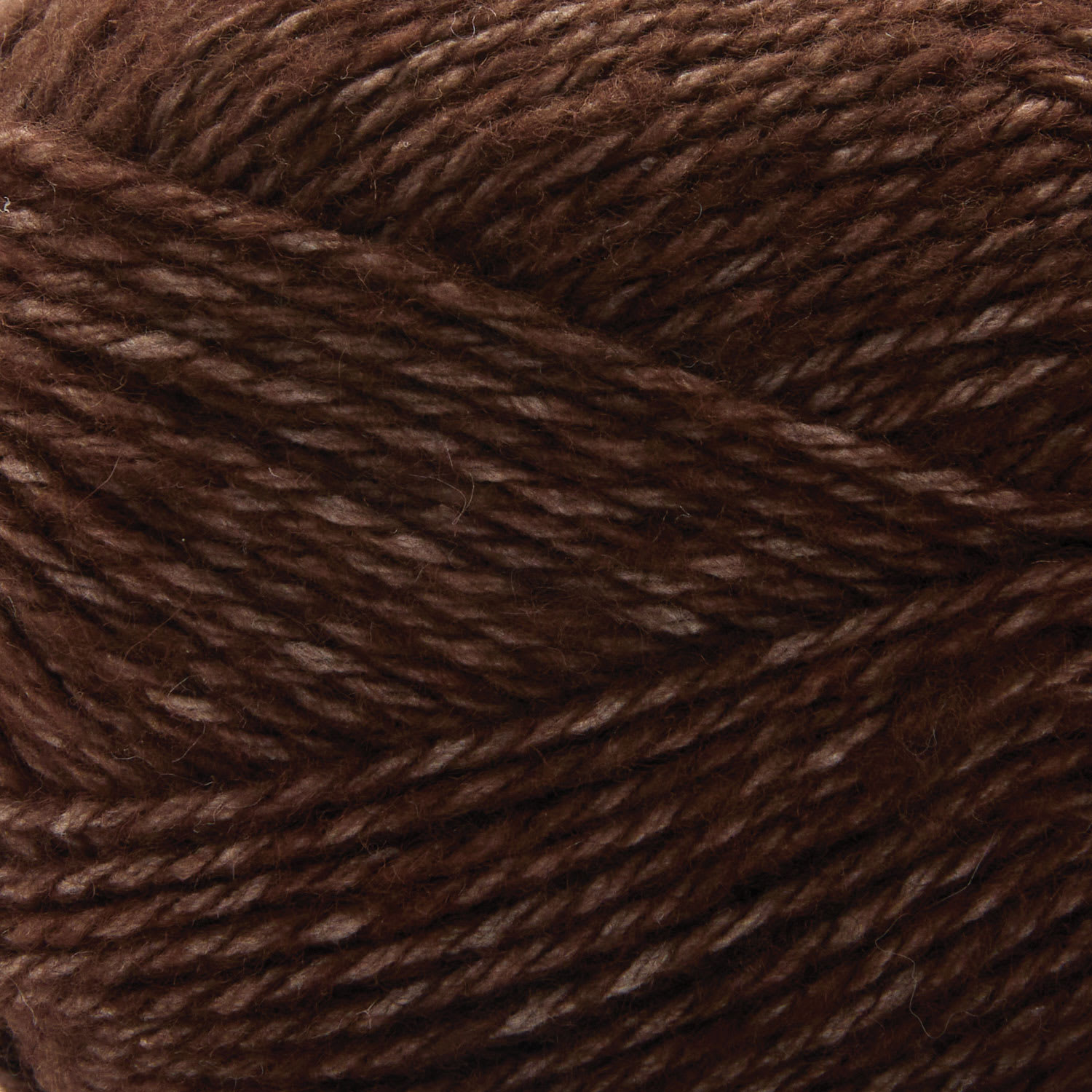 Premier Yarn Re-Ply Yarn - Brown, 3.5 oz close up to show texture