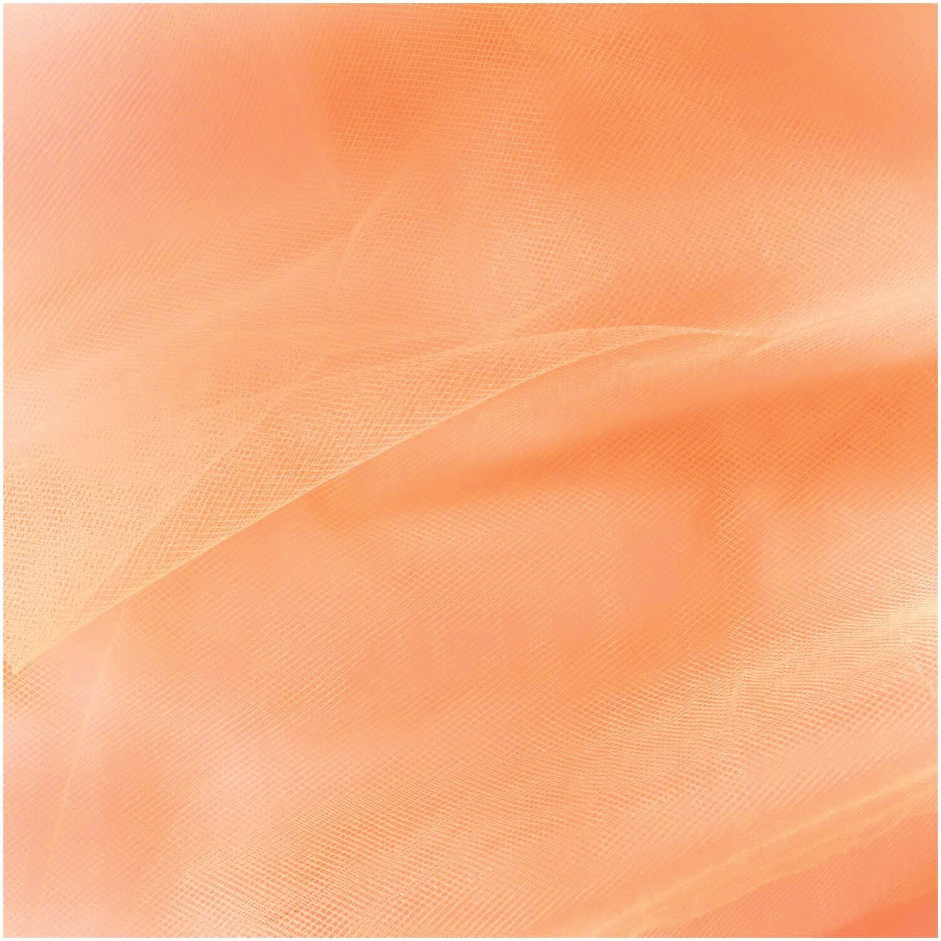 Rico Design Tulle - Orange, 50 cm x 5 m showing texture