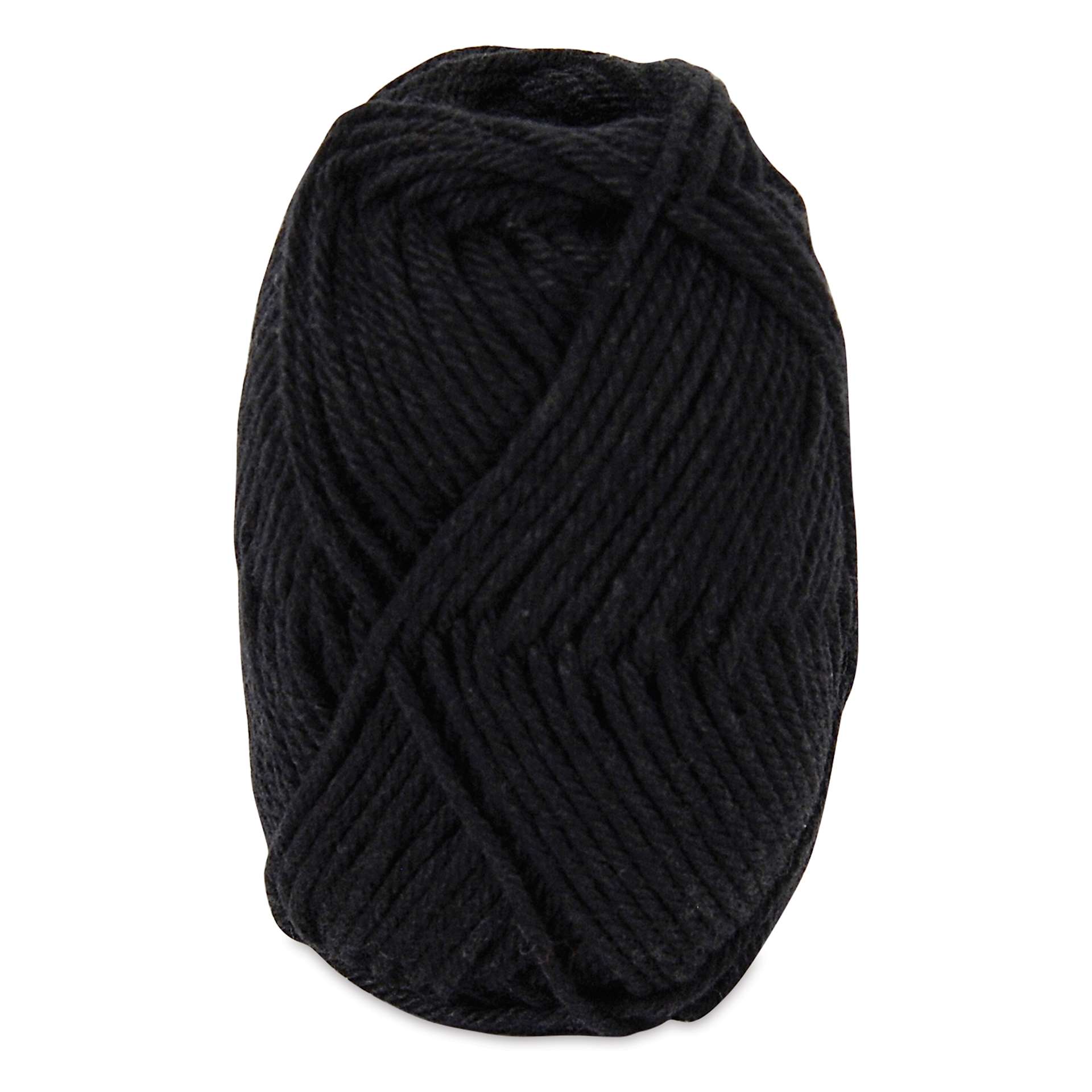 DMC Happy Cotton Yarn - Liquorice Black 775, 20 g out of package