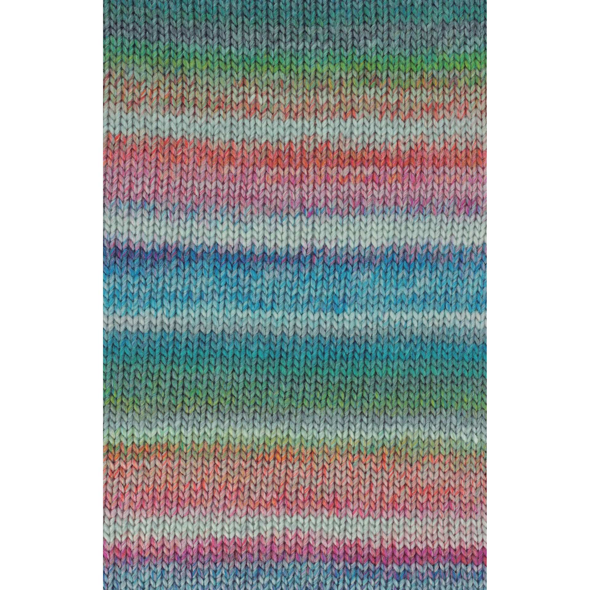 DMC Pirouette XL Yarn sample in 1101 Rainbow 