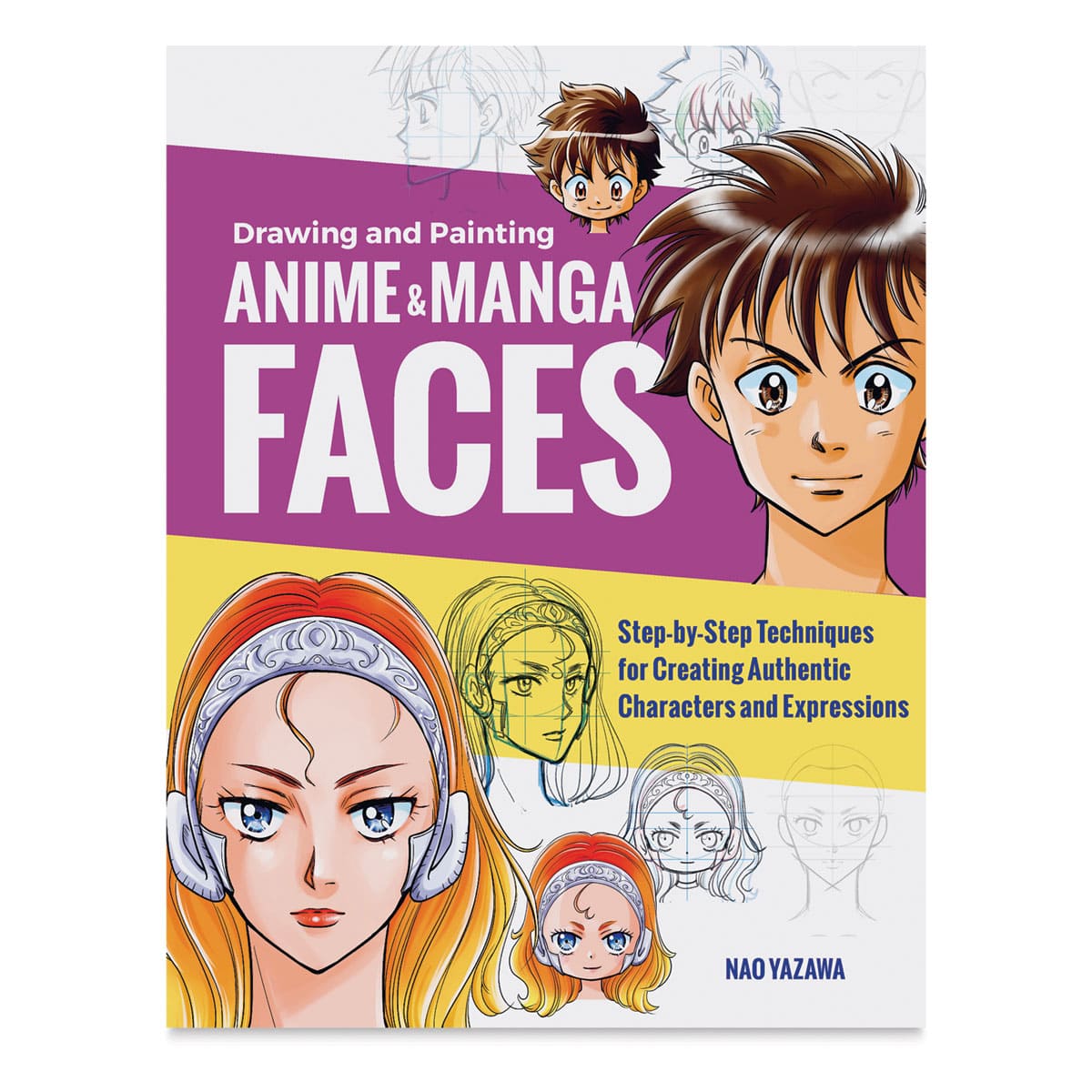 Drawing and Painting Anime and Manga Faces (Book Cover)