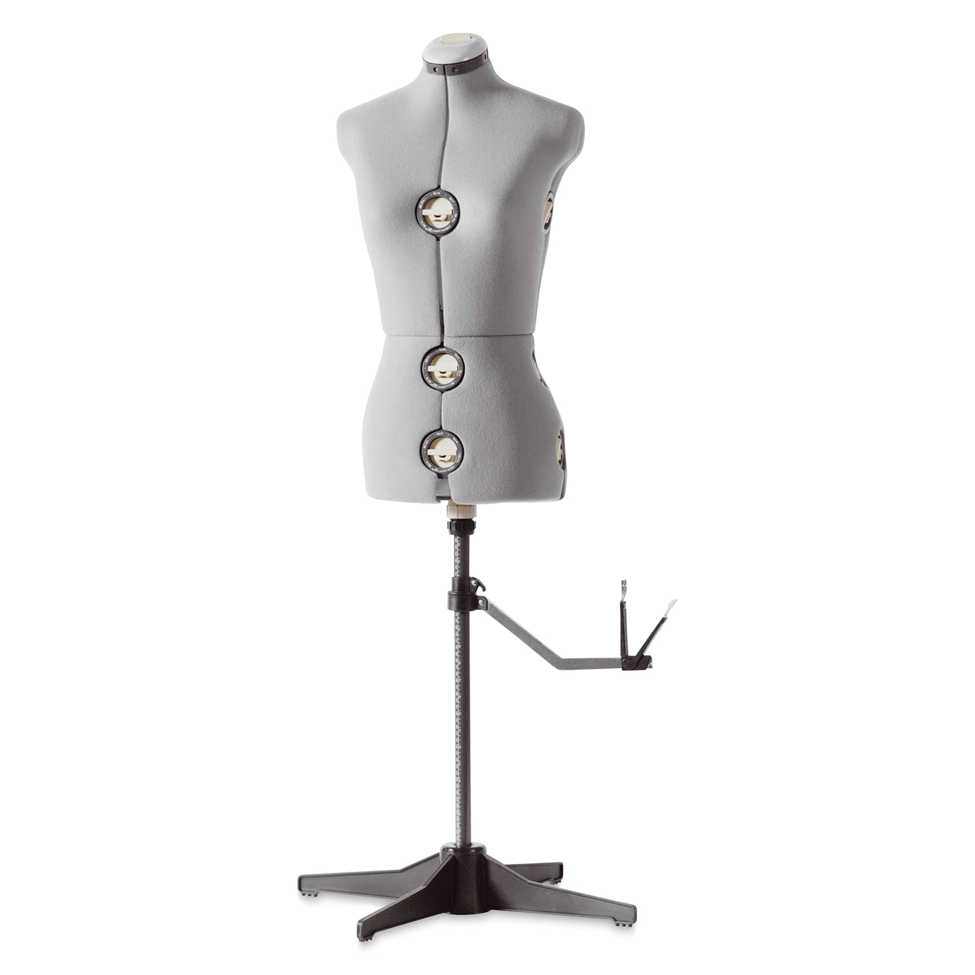 adjustable dress mannequin PDM WORLDWIDE Gray Female Form Size 6-14 simply mark their body measurements in a different color of ink Adjustable Dress Form, Small, Ivory