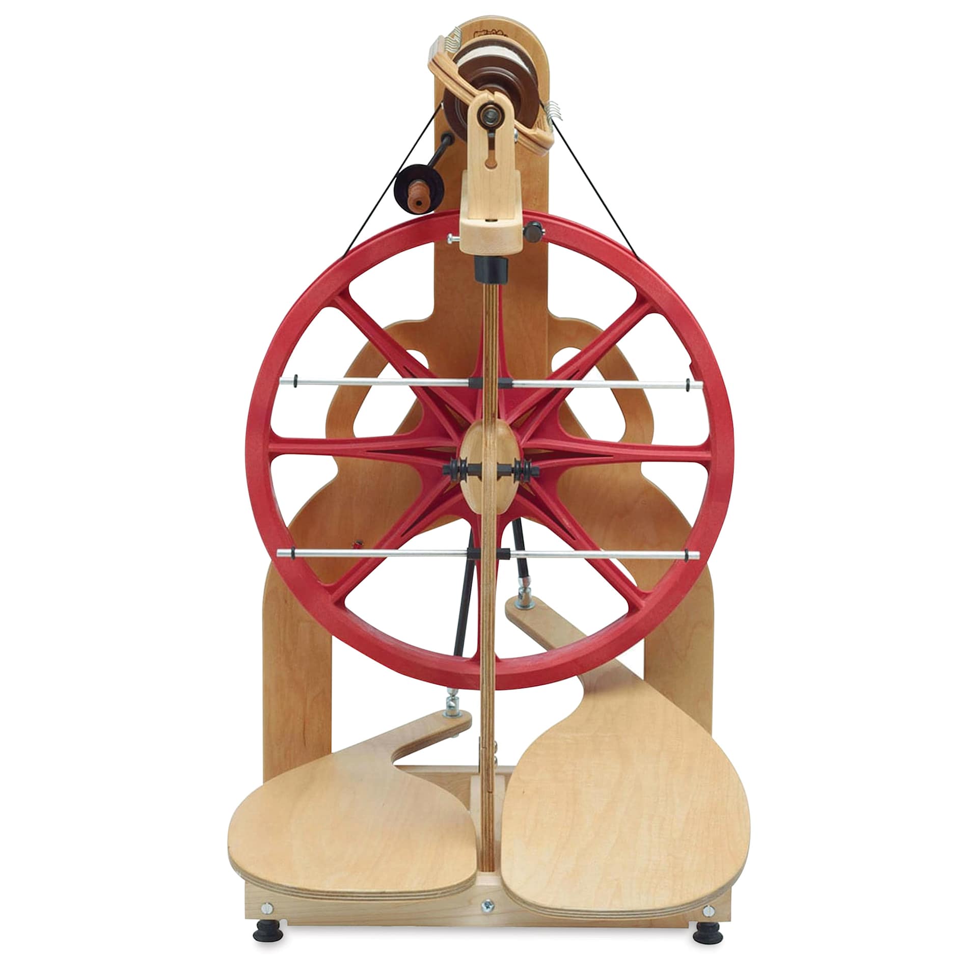 Schacht Ladybug Lazy Kate, attached to the Ladybug Spinning Wheel (spinning wheel not included)