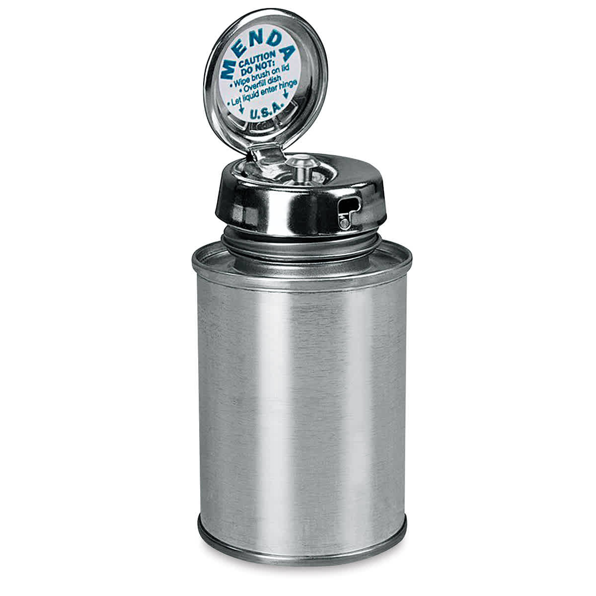 Menda Liquid Dispensers - Open metal Dispenser shown