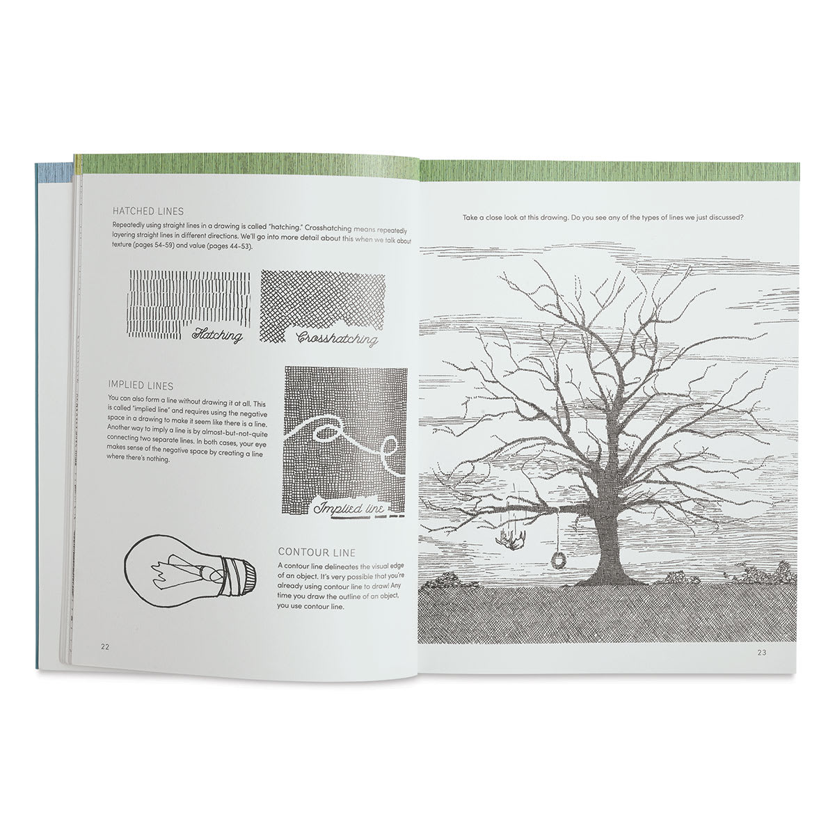 Portfolio: Beginning Pen & Ink - Spread on Hatching and Crosshatching lines
