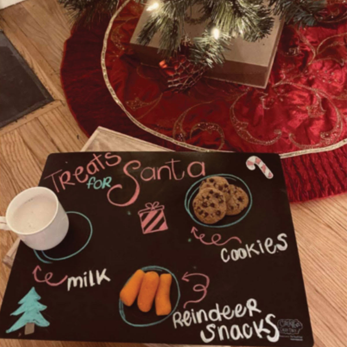 The Pencil Grip Wonder Stix Playmat Sets (Sample playmat drawing, Treats for Santa)