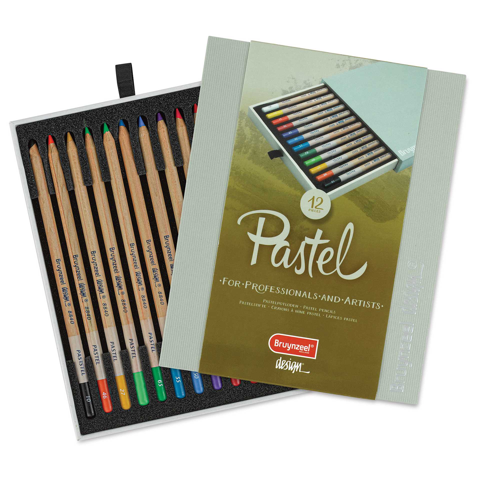 Bruynzeel Design Pastel Pencils - Set of 12 Bruynzeel Design Pastel Pencils - Set of 12