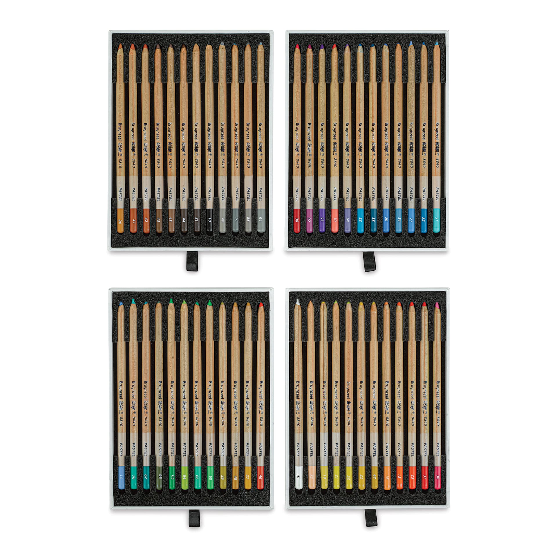Bruynzeel Design Pastel Pencils - Assorted Colors, Set of 48 (set contents) Bruynzeel Design Pastel Pencils - Assorted Colors, Set of 48 (set contents)