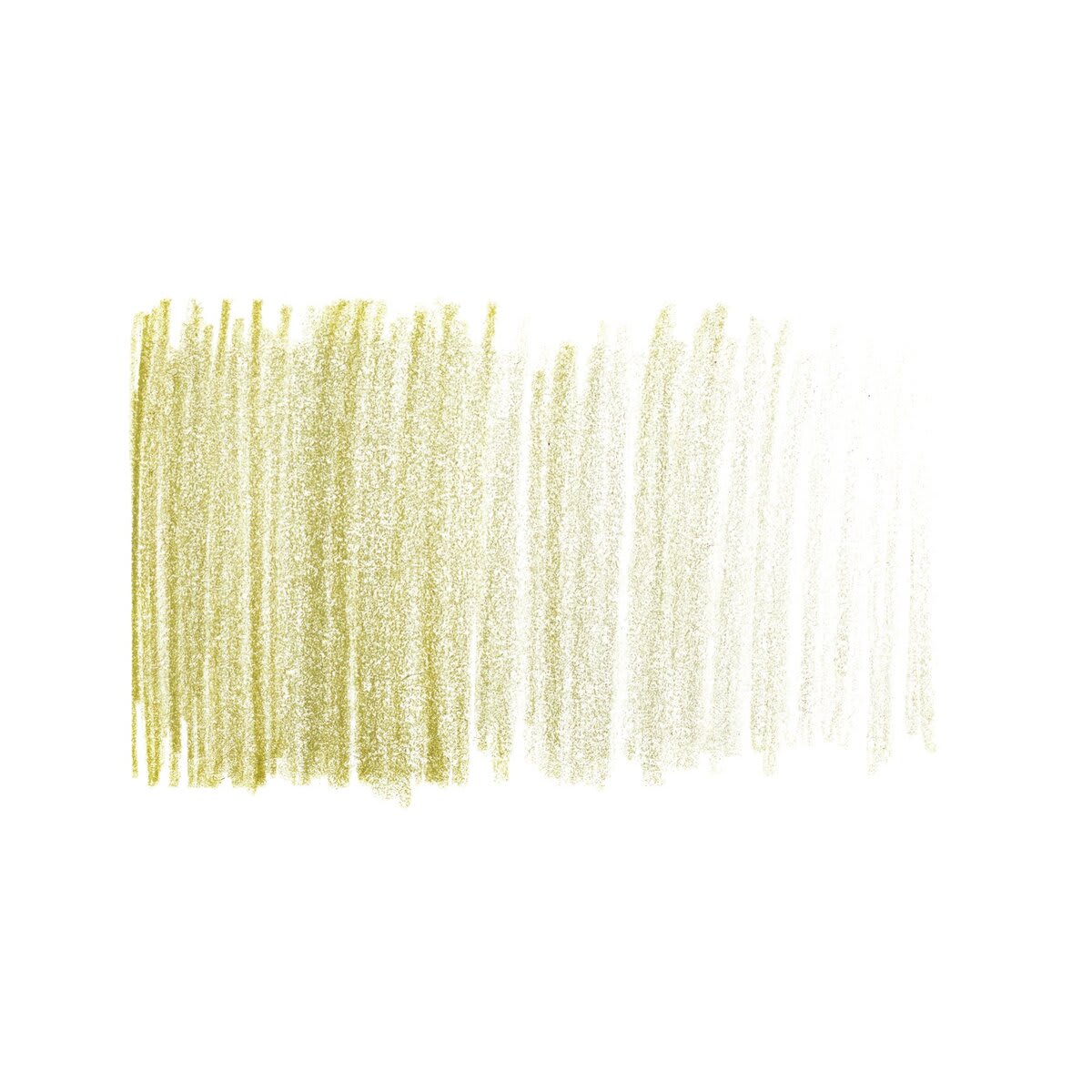 Caran D 'Ache Colorblock Maxi Metallic Pencil - Gold swatch