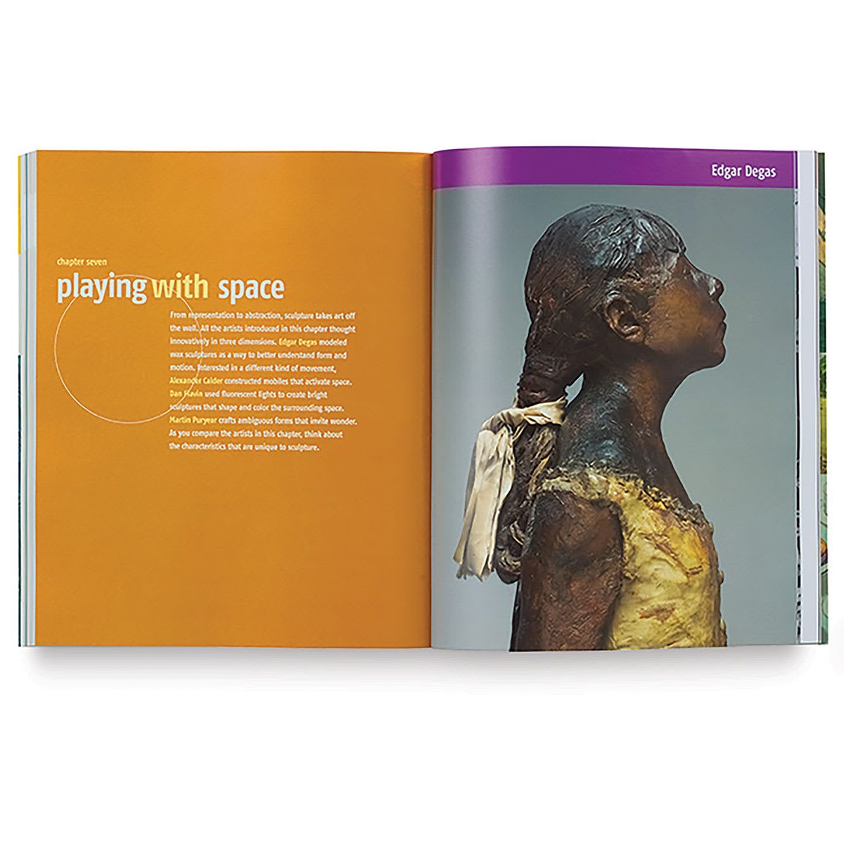 An Eye for Art - Spread about Exploring Space
