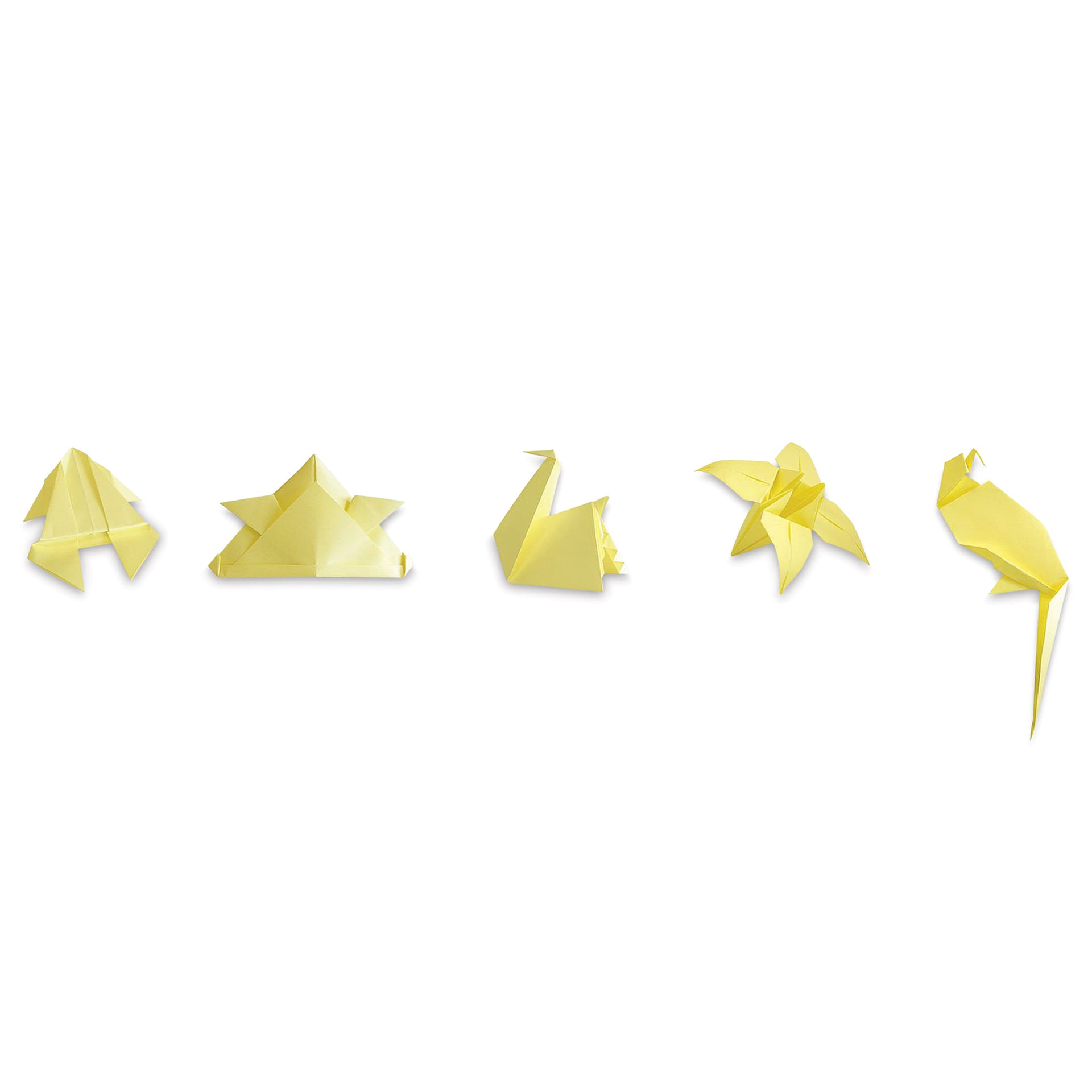 Origami Sticky Notes (folded shape examples, one)