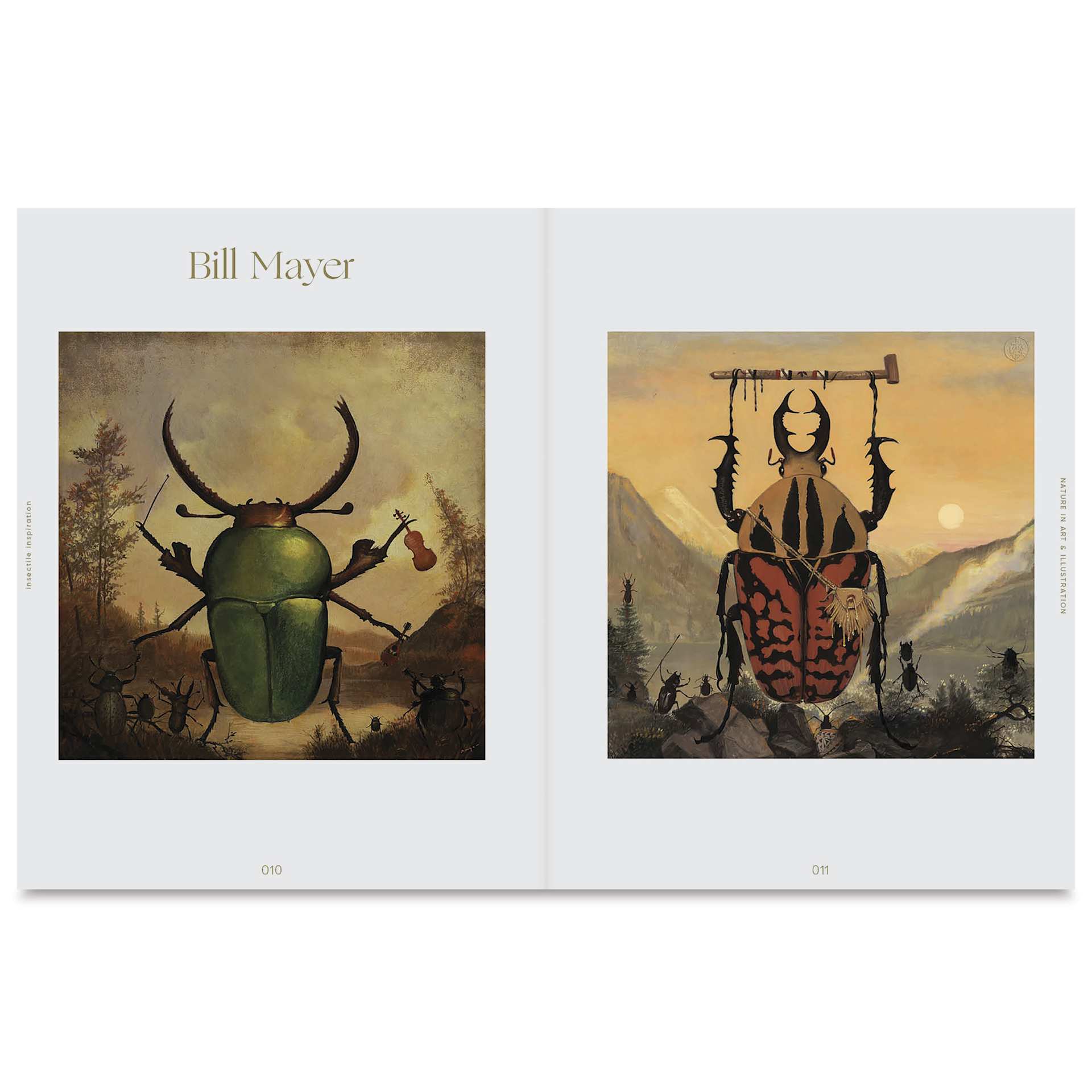 Insectile Inspiration - Bill Mayer, insect illustrations