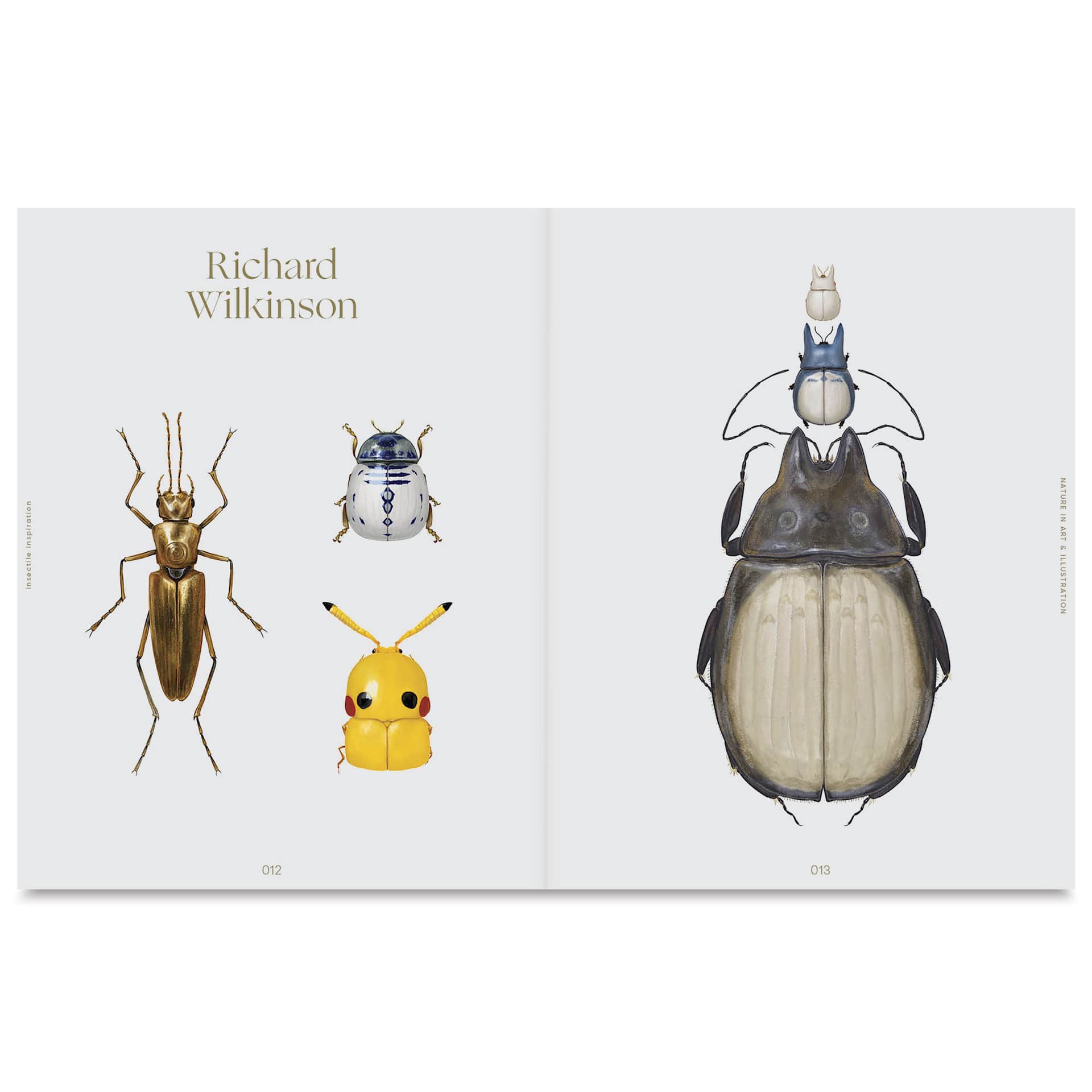 Insectile Inspiration - Richard Wilkinson, insect illustrations