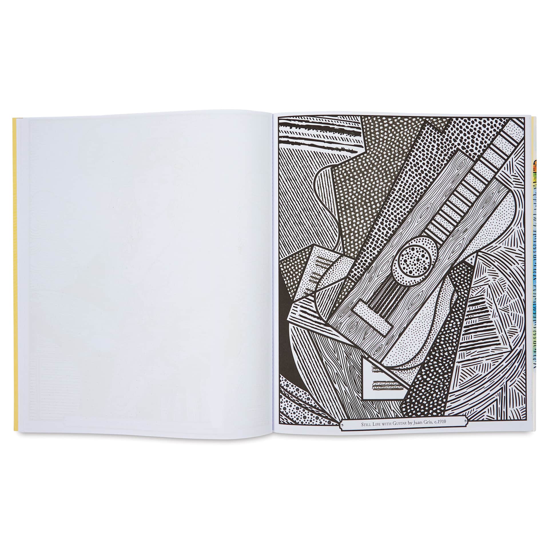 Usborne Magic Painting Book - Famous Paintings, *Still Life with Guitar*, Juan Gris