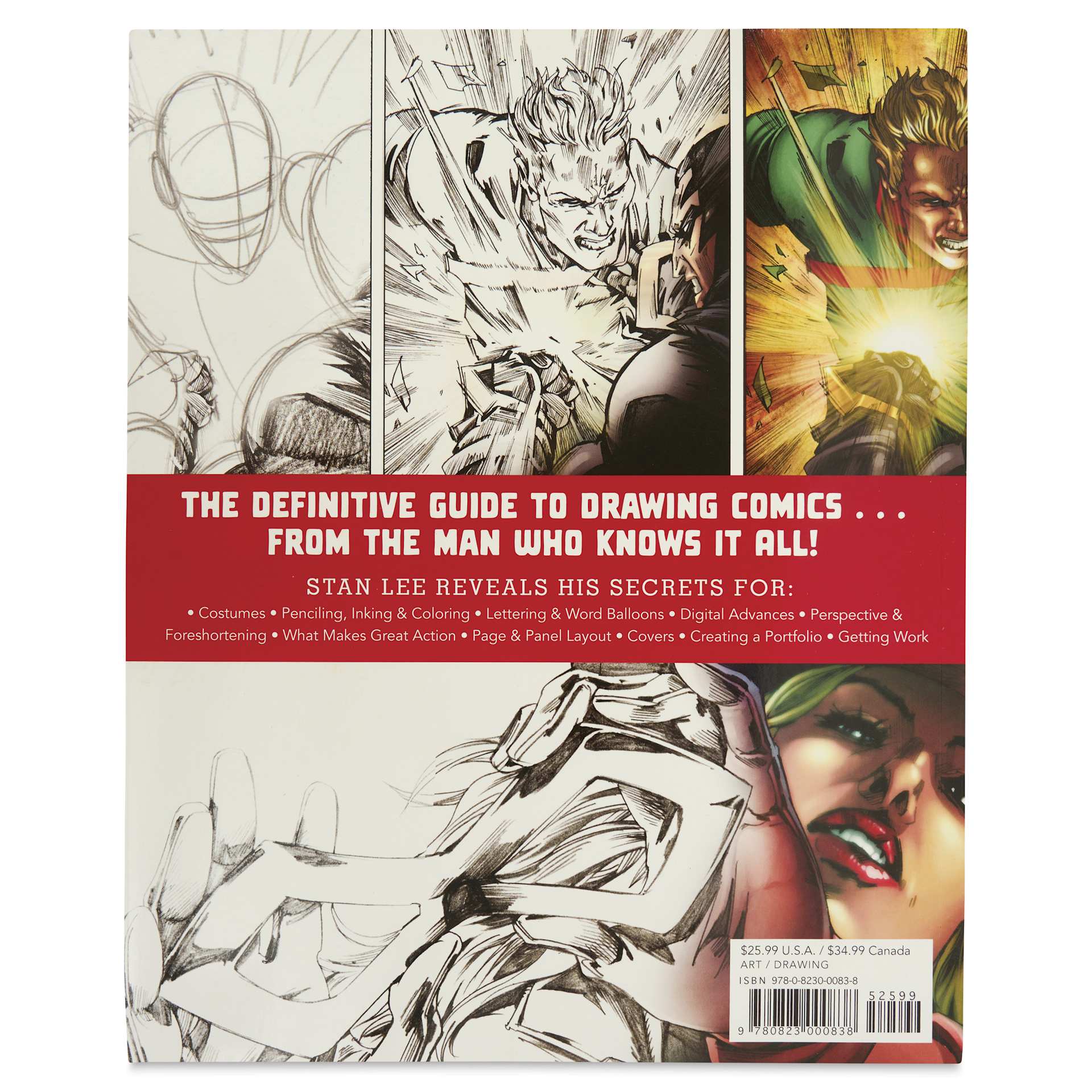 Stan Lee’s How to Draw Comics, back cover