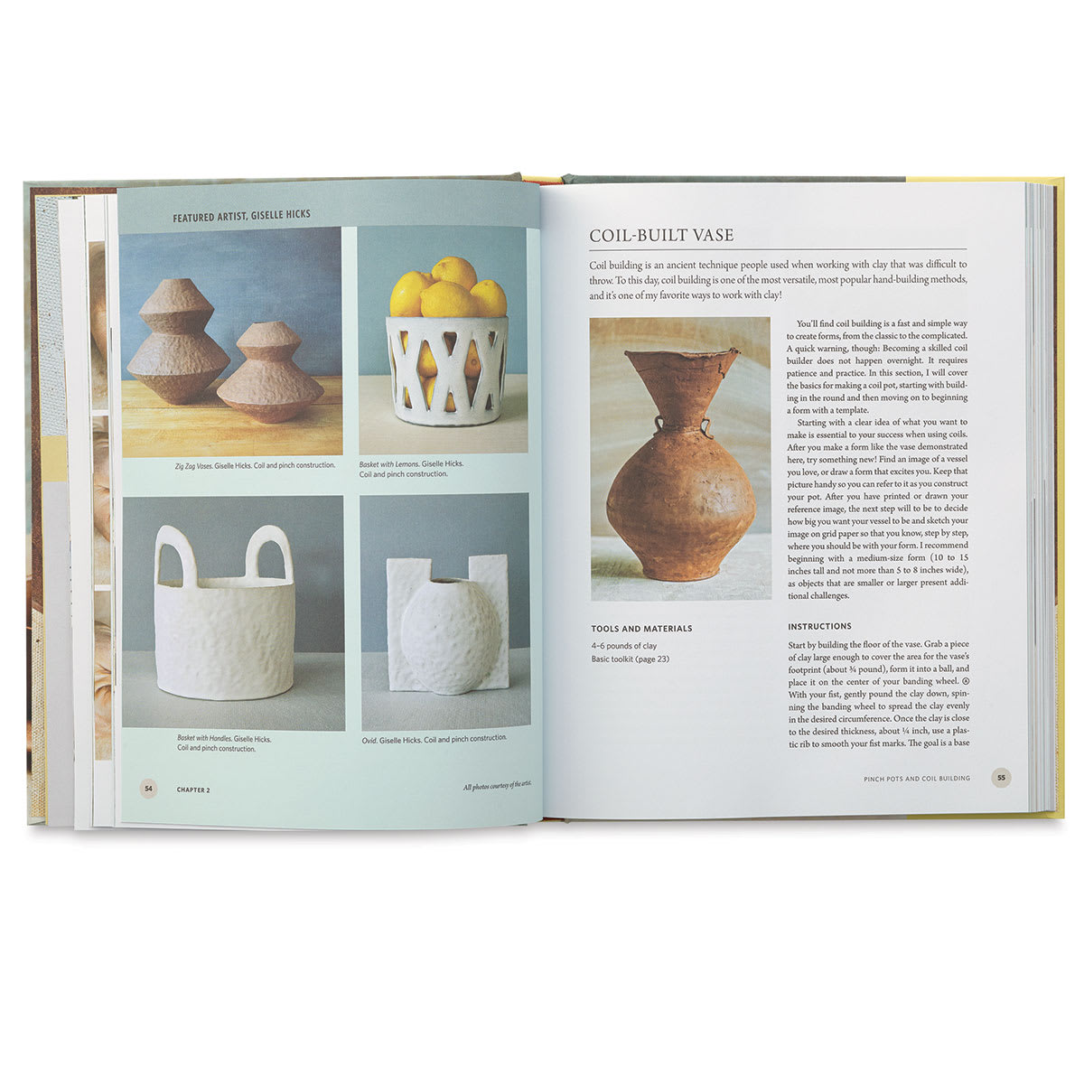 Mastering Hand Building - Spread on Pinch Pots and Coil Building
