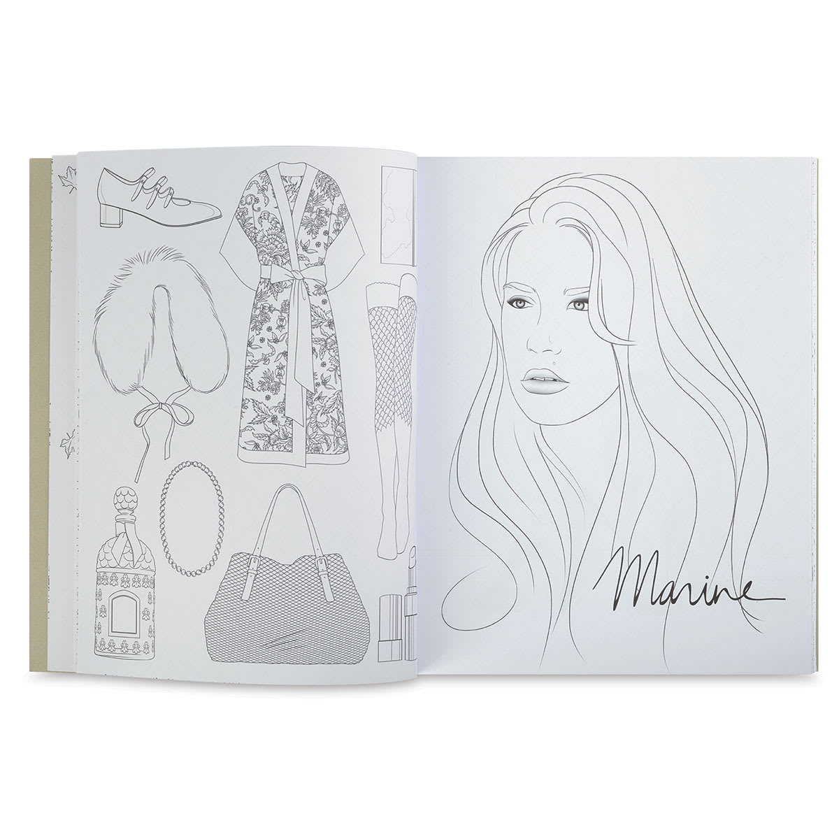 Mode Parisienne: A Fashion Coloring Book