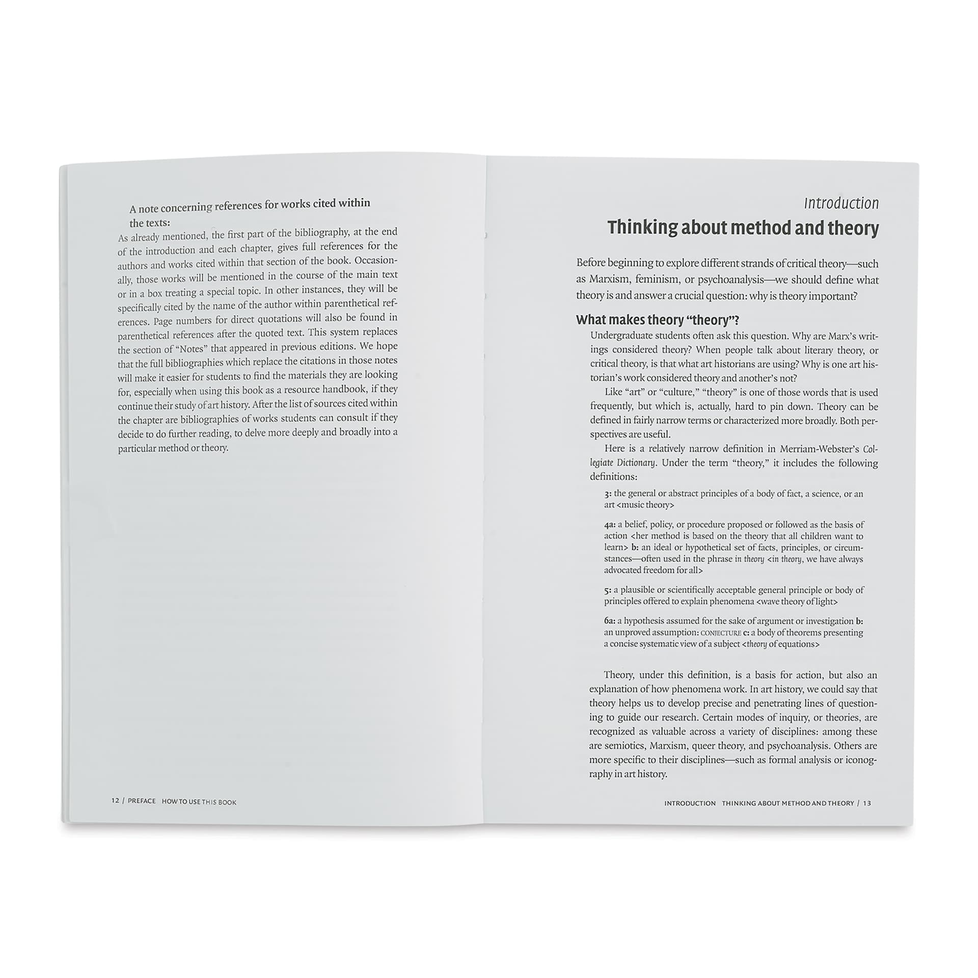 Methods and Theories of Art History, book page