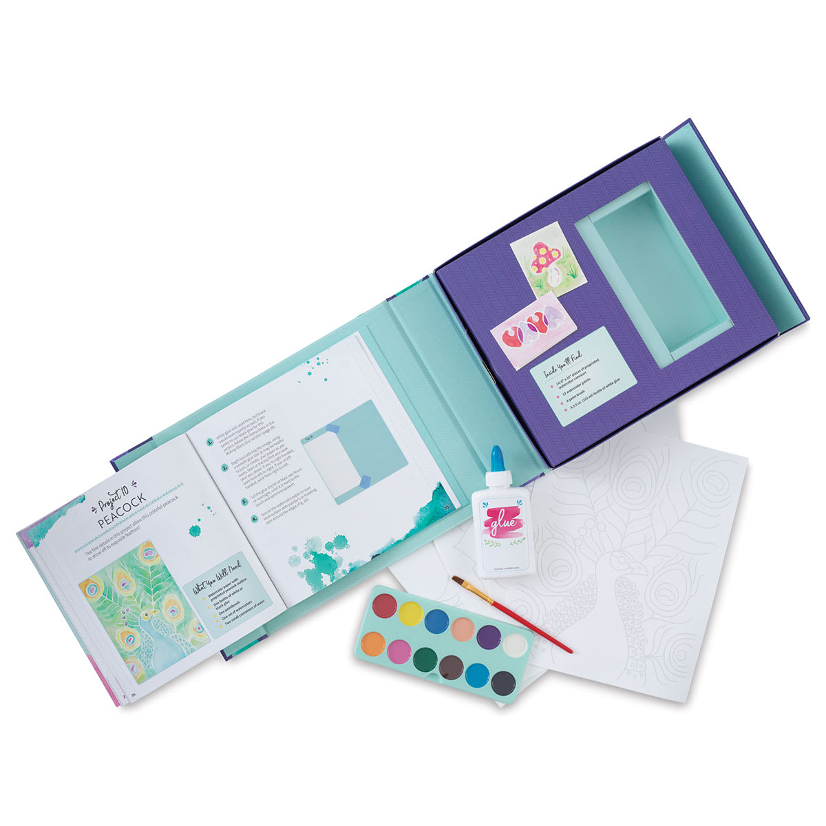 Watercolor Glue-Resist Wonders Kit