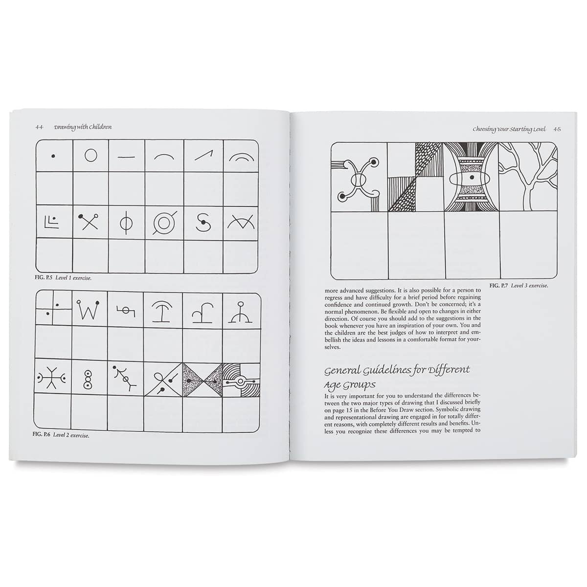Drawing with Children - Level 1 and Level 2 Exercise pages
