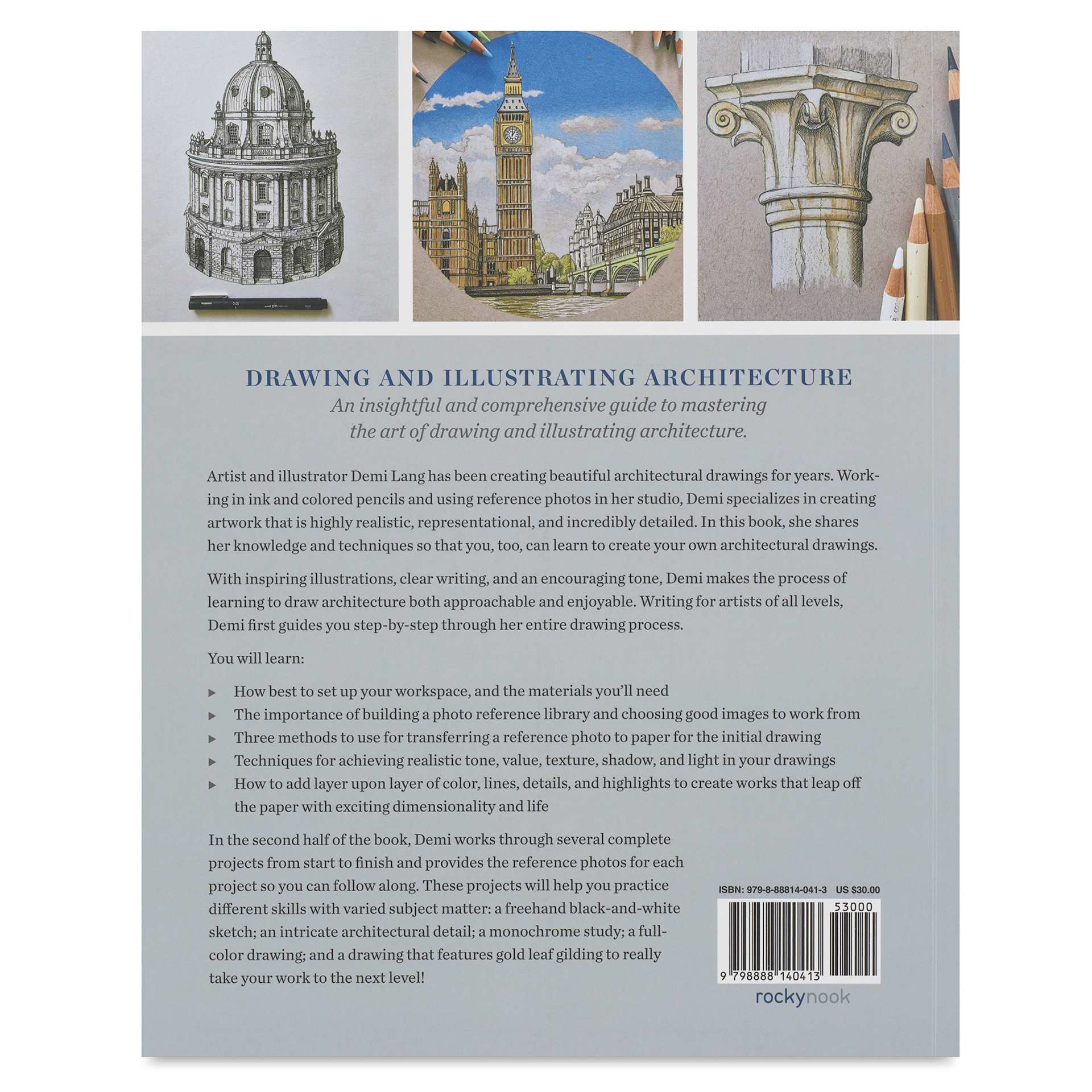 Drawing and Illustrating Architecture, back cover
