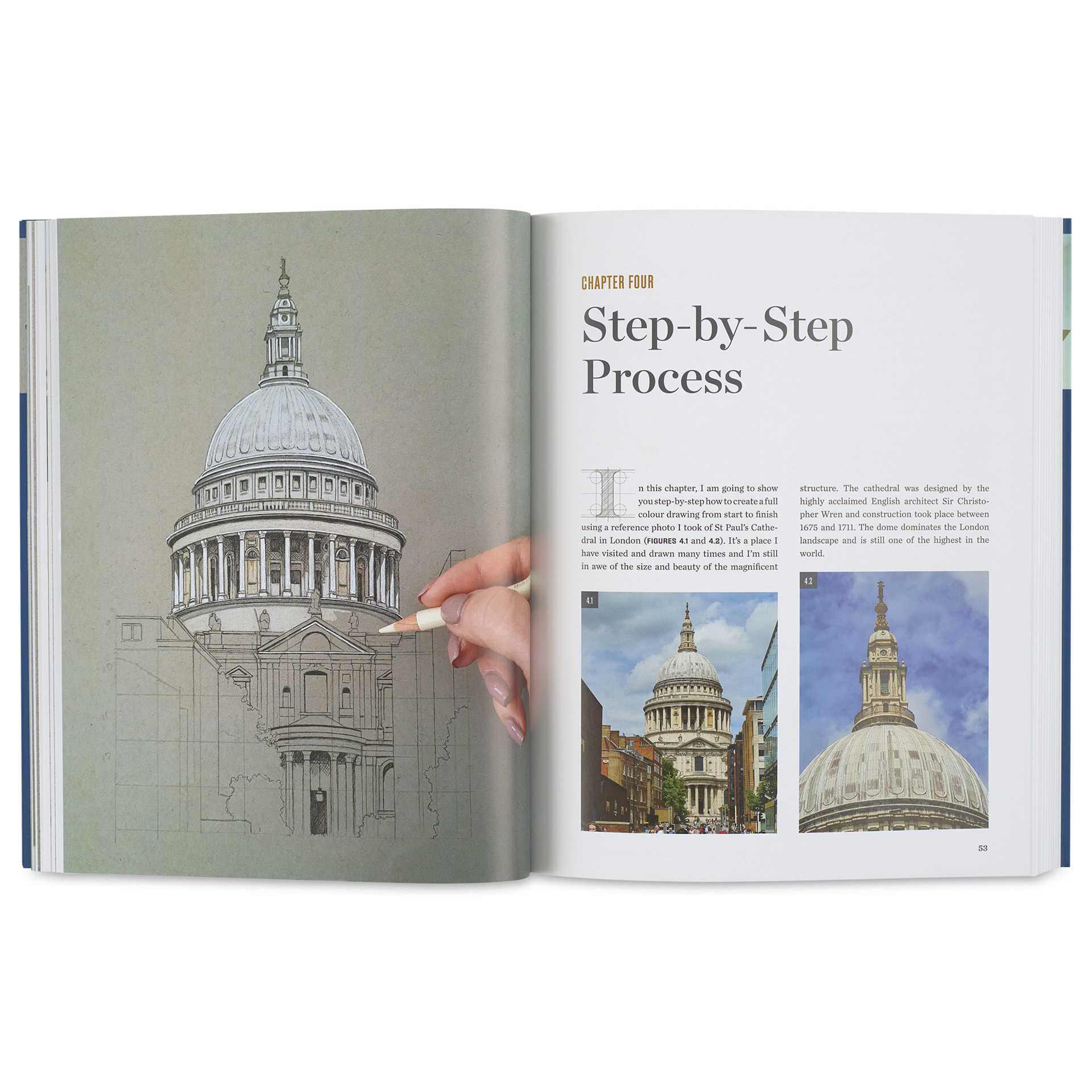 Drawing and Illustrating Architecture, step-by-step process