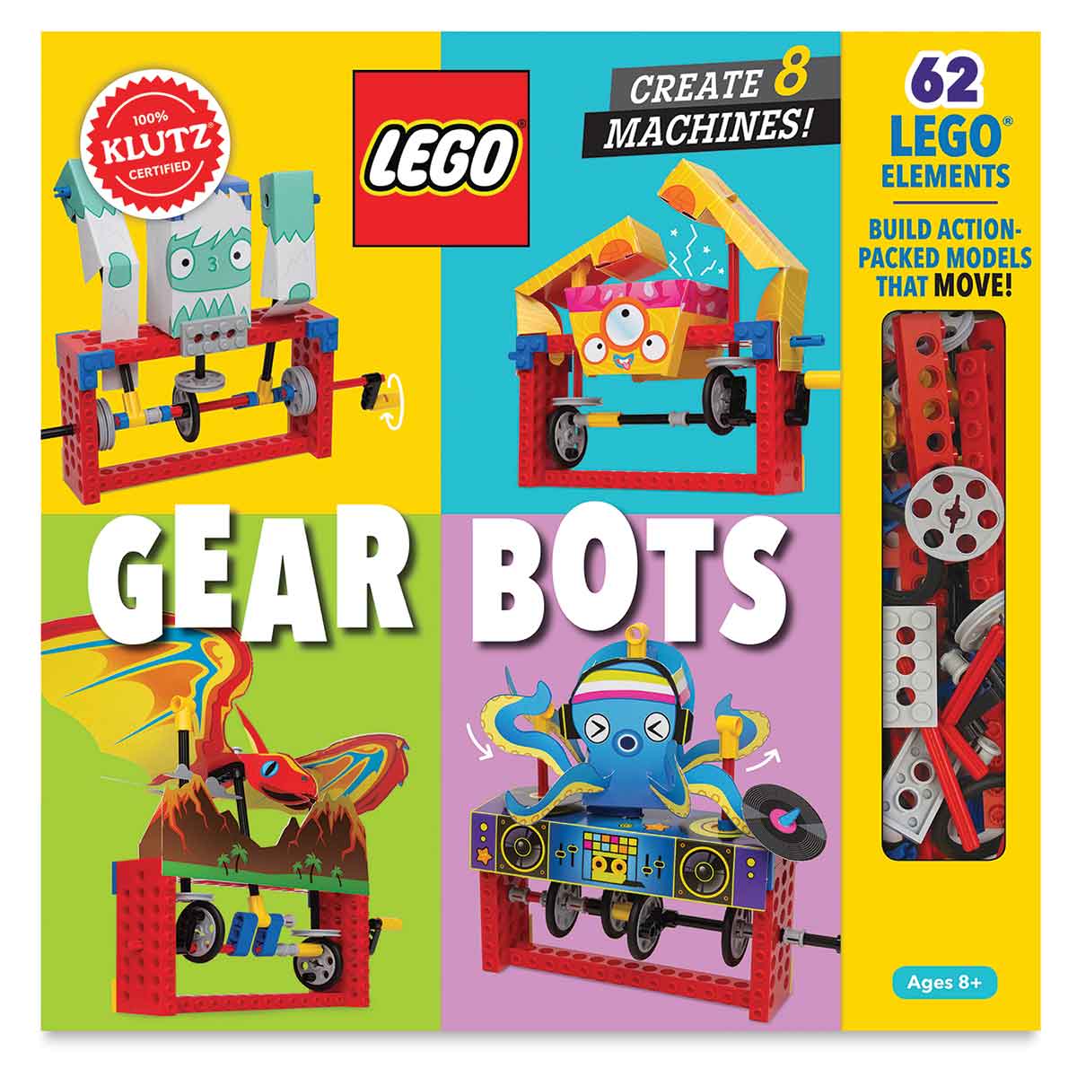 Klutz LEGO Gear Bots Kit, Box
