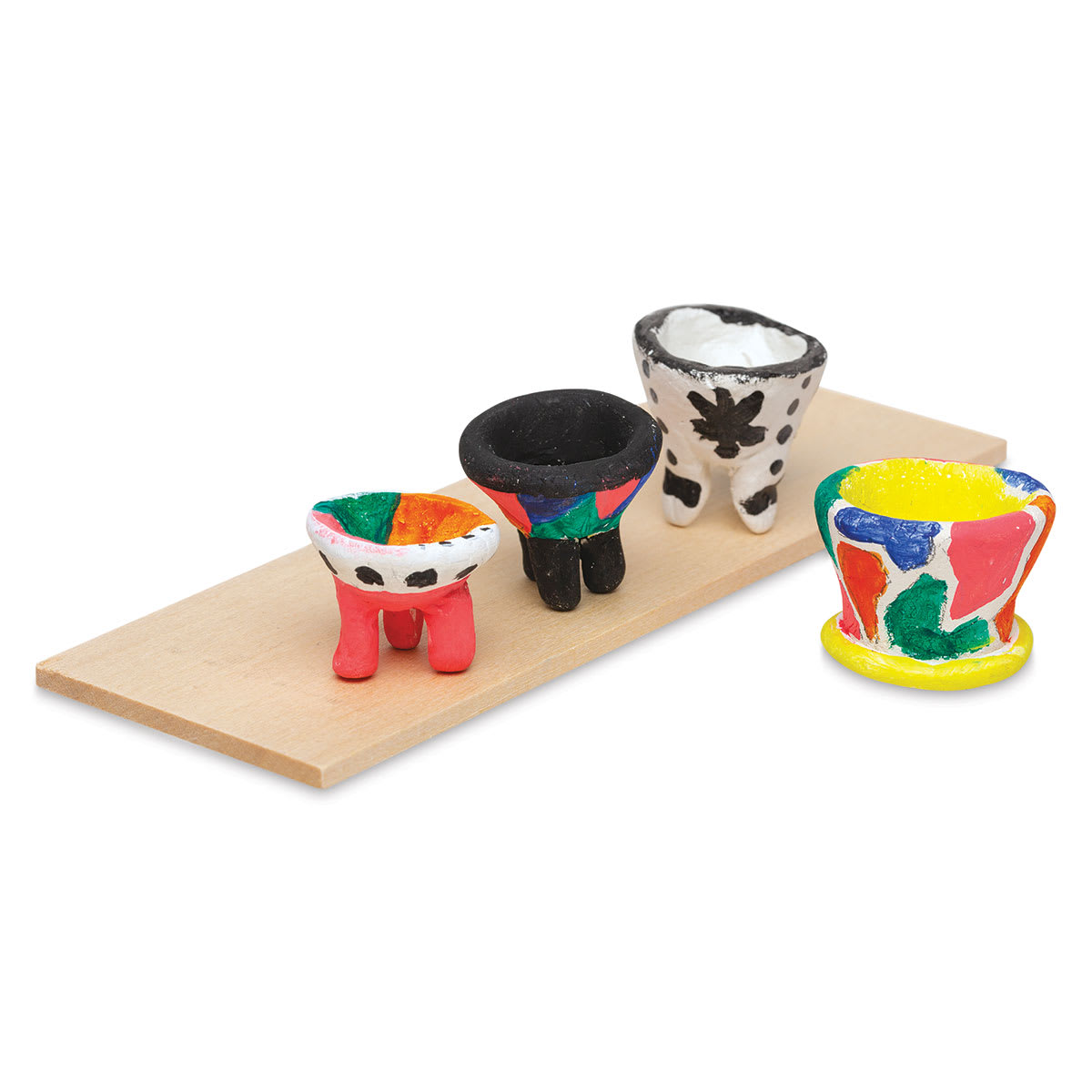 Klutz Tiny Ceramics Studio (four bowls)