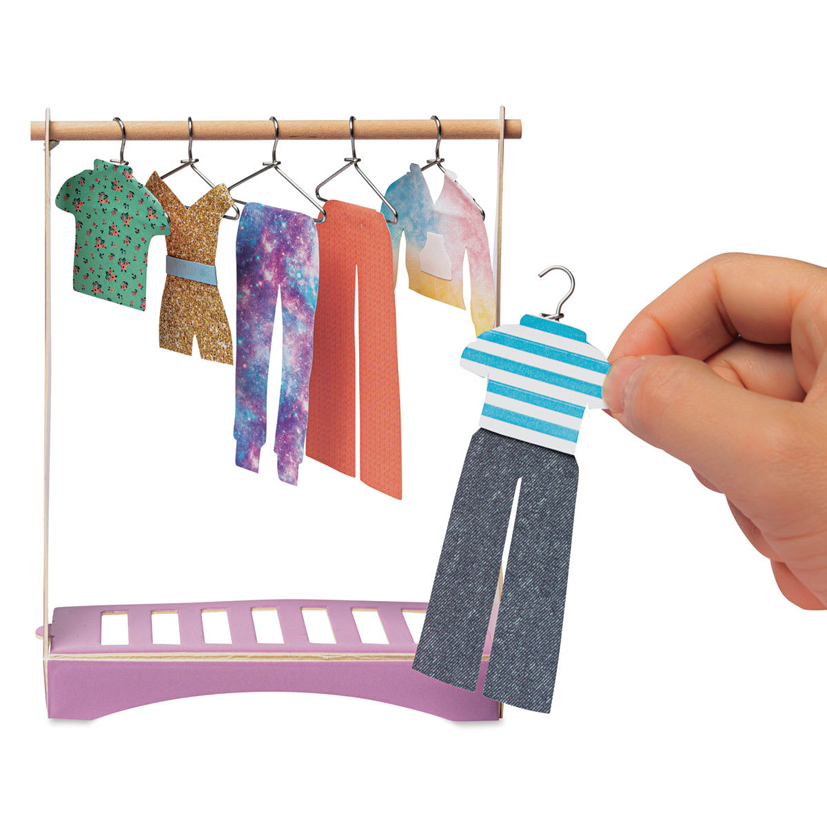 Klutz Tiny Fashion Studio Kit (mini clothing rack)