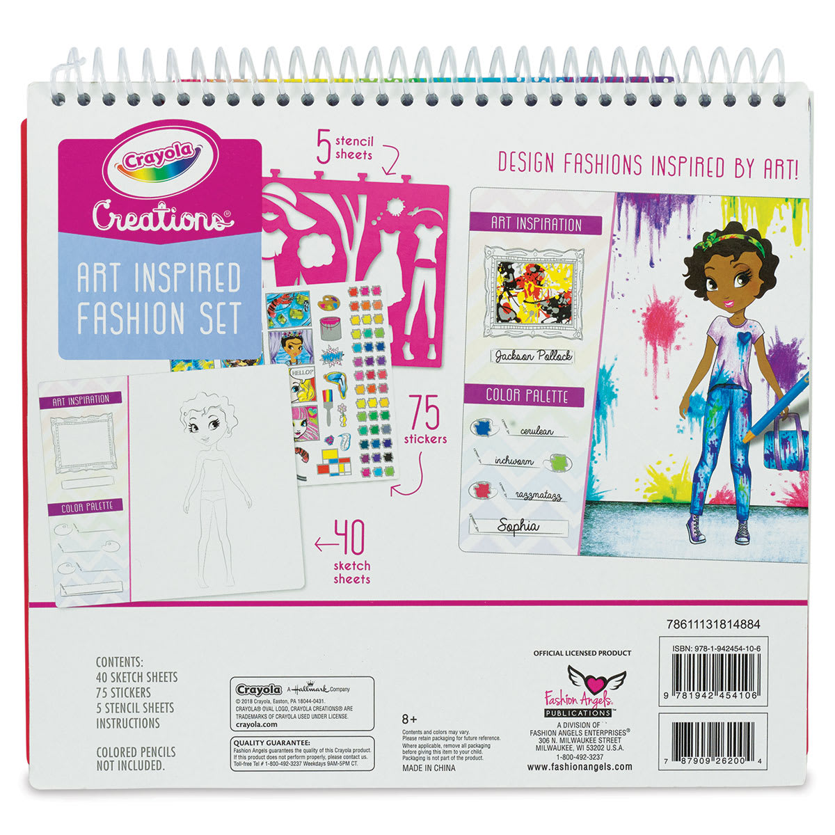 Fashion Angels Crayola Creations Art Inspired Fashion Set