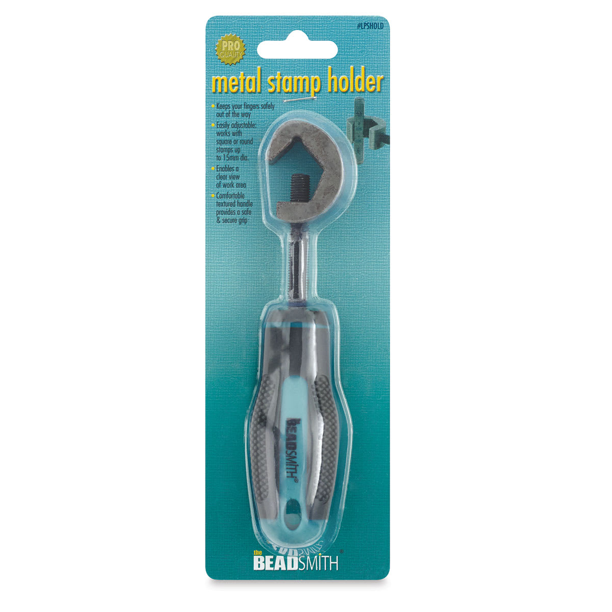 Beadsmith Universal Stamp Holder - Front of Blister Package
