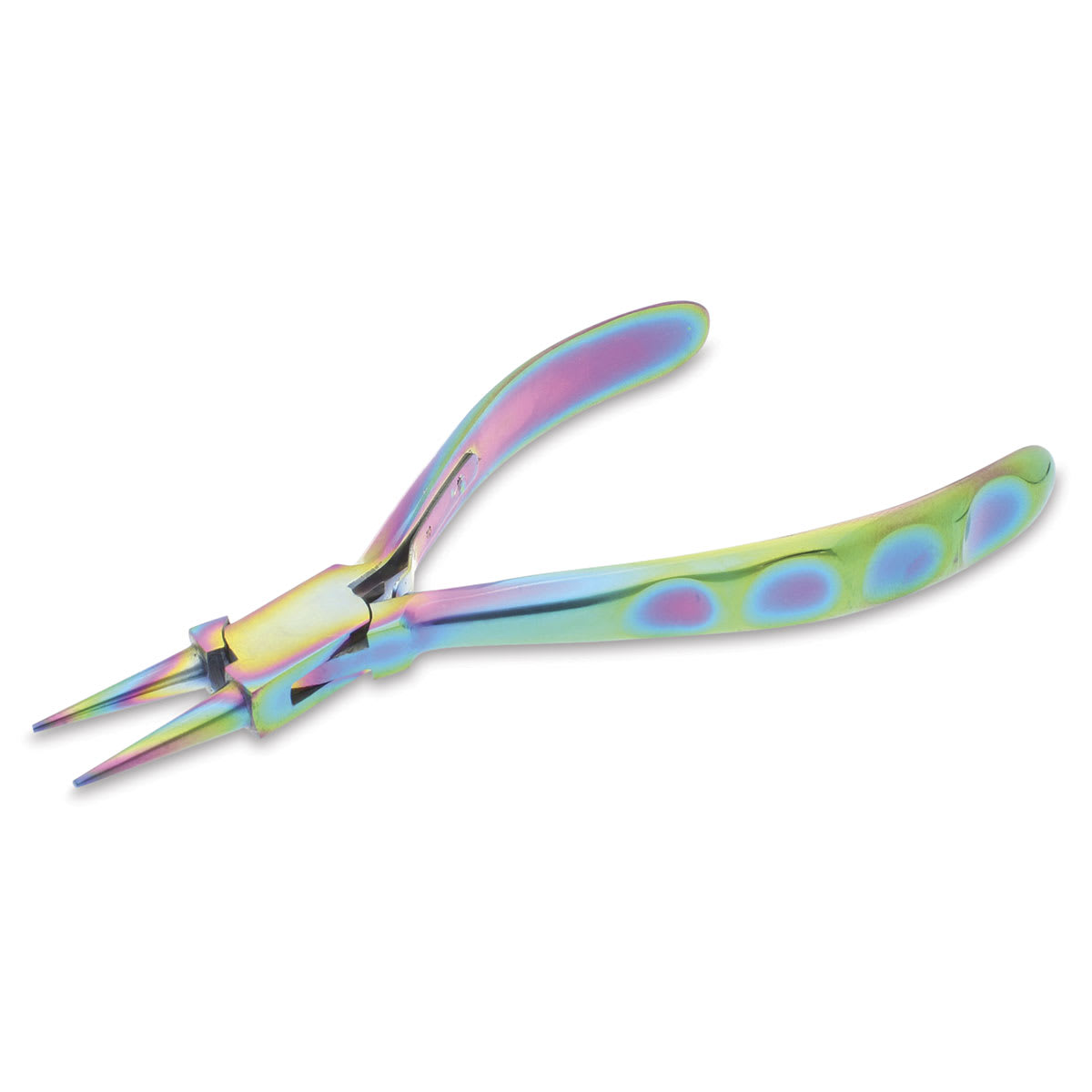 Beadsmith Chroma Round Nose Pliers, Side view.