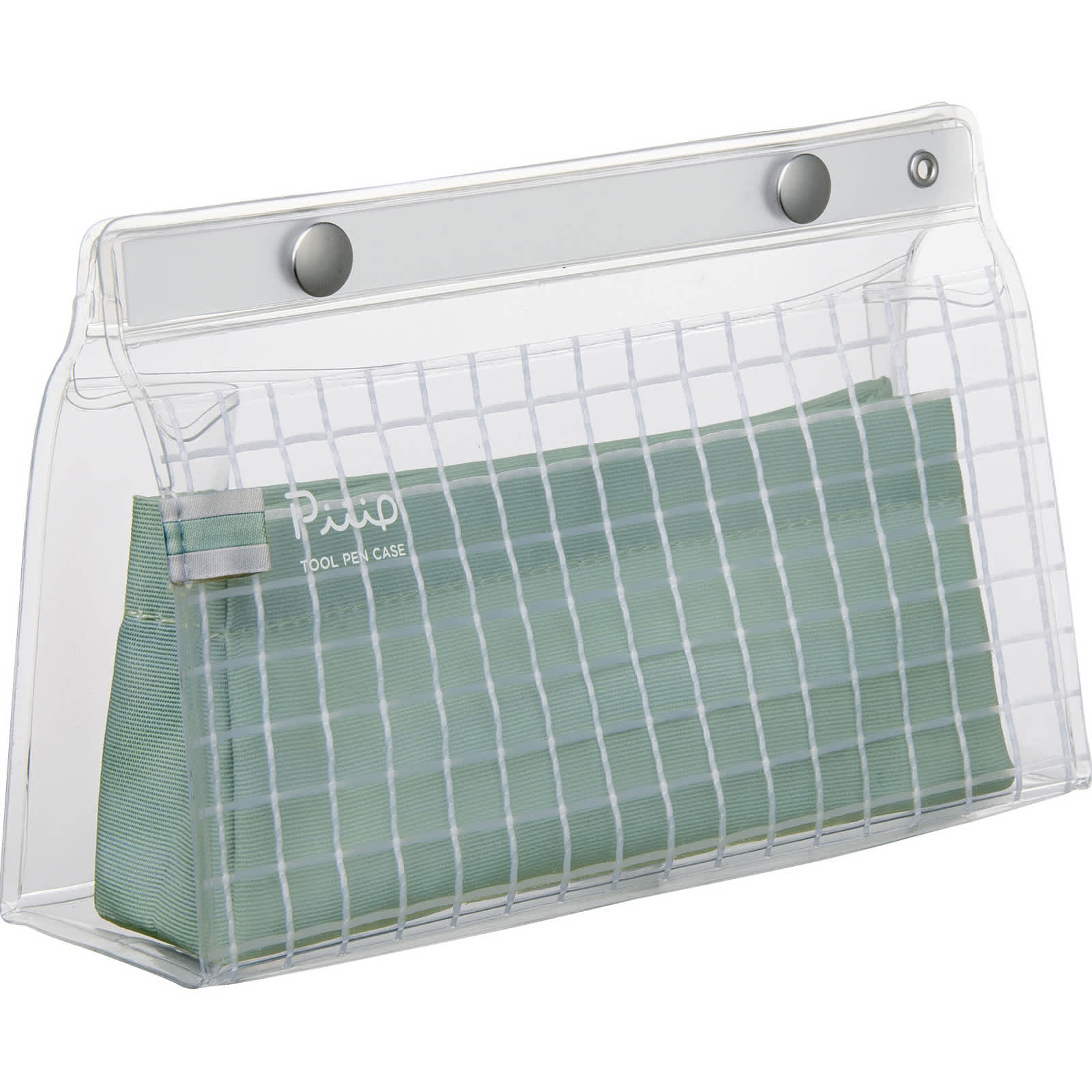 Kokuyo Piiip Tool Pen Case, Saige Green