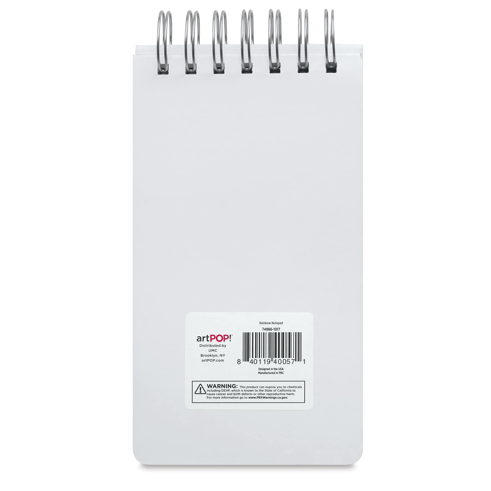 artPOP! Rainbow Notepad, back