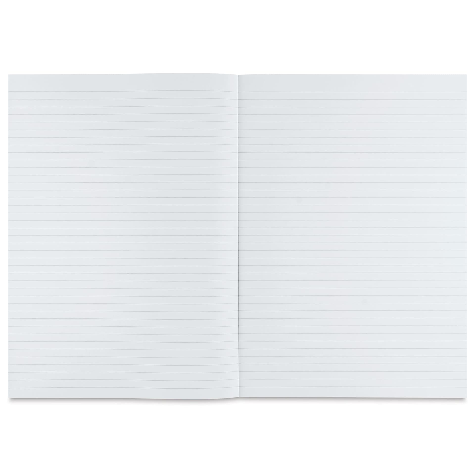 Fabriano Ecoqua Plus Glue-Bound Notebook - Wine, 8-1/4" x 11-7/10", Lined, open