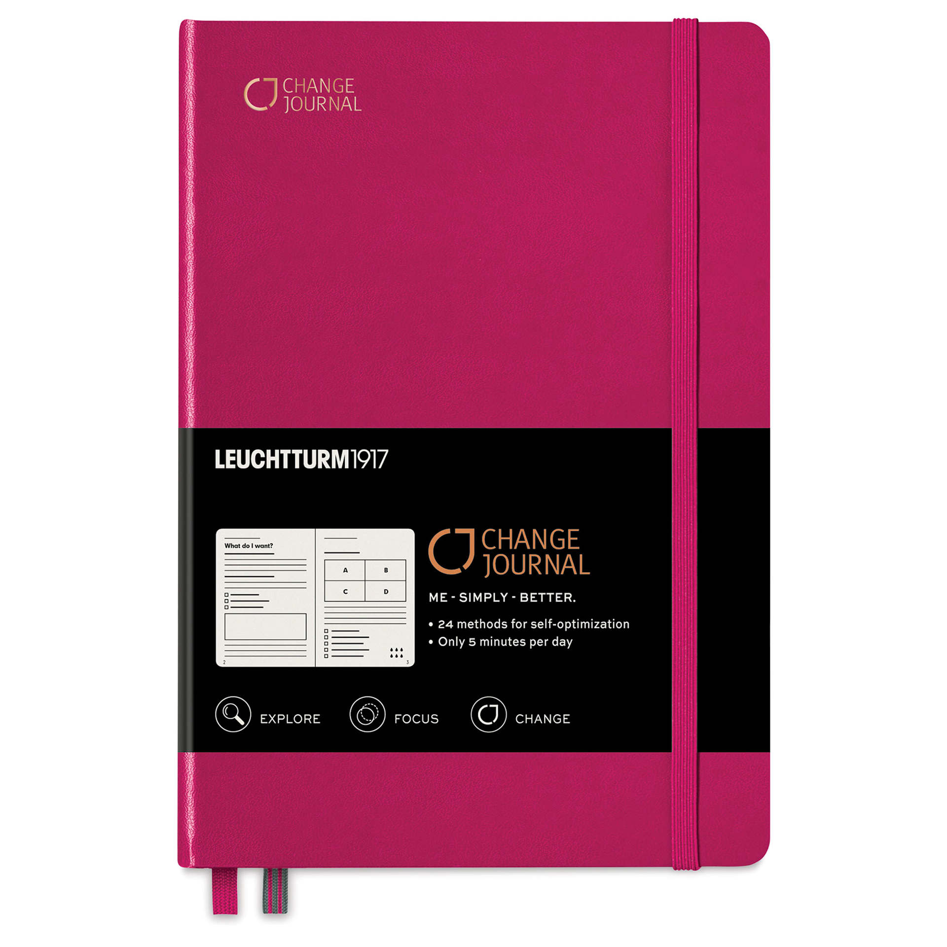 Leuchtturm1917 Change Journal - Berry, 5-3/4" x 8-1/4" Leuchtturm1917 Change Journal - Berry, 5-3/4" x 8-1/4"