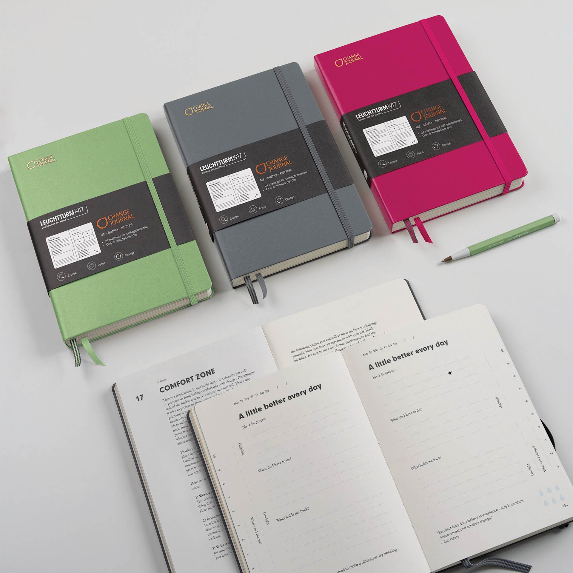 Leuchtturm1917 Change Journals (available in a selectio of colors) Leuchtturm1917 Change Journals (available in a selectio of colors)
